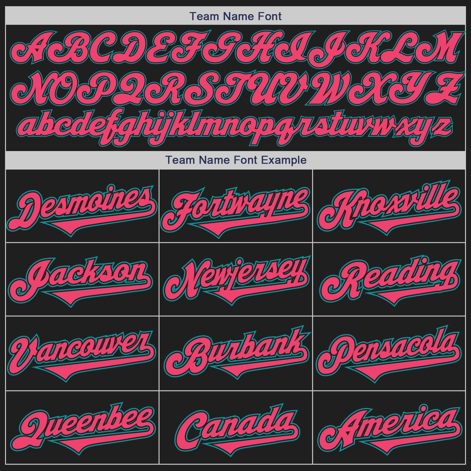 Custom Black Neon Pink-Teal Authentic Two Tone Baseball Jersey baseball jersey product view 4