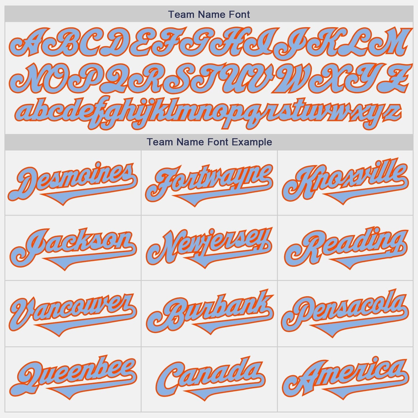 Custom White Light Blue-Orange Authentic Two Tone Baseball Jersey baseball jersey product view 4