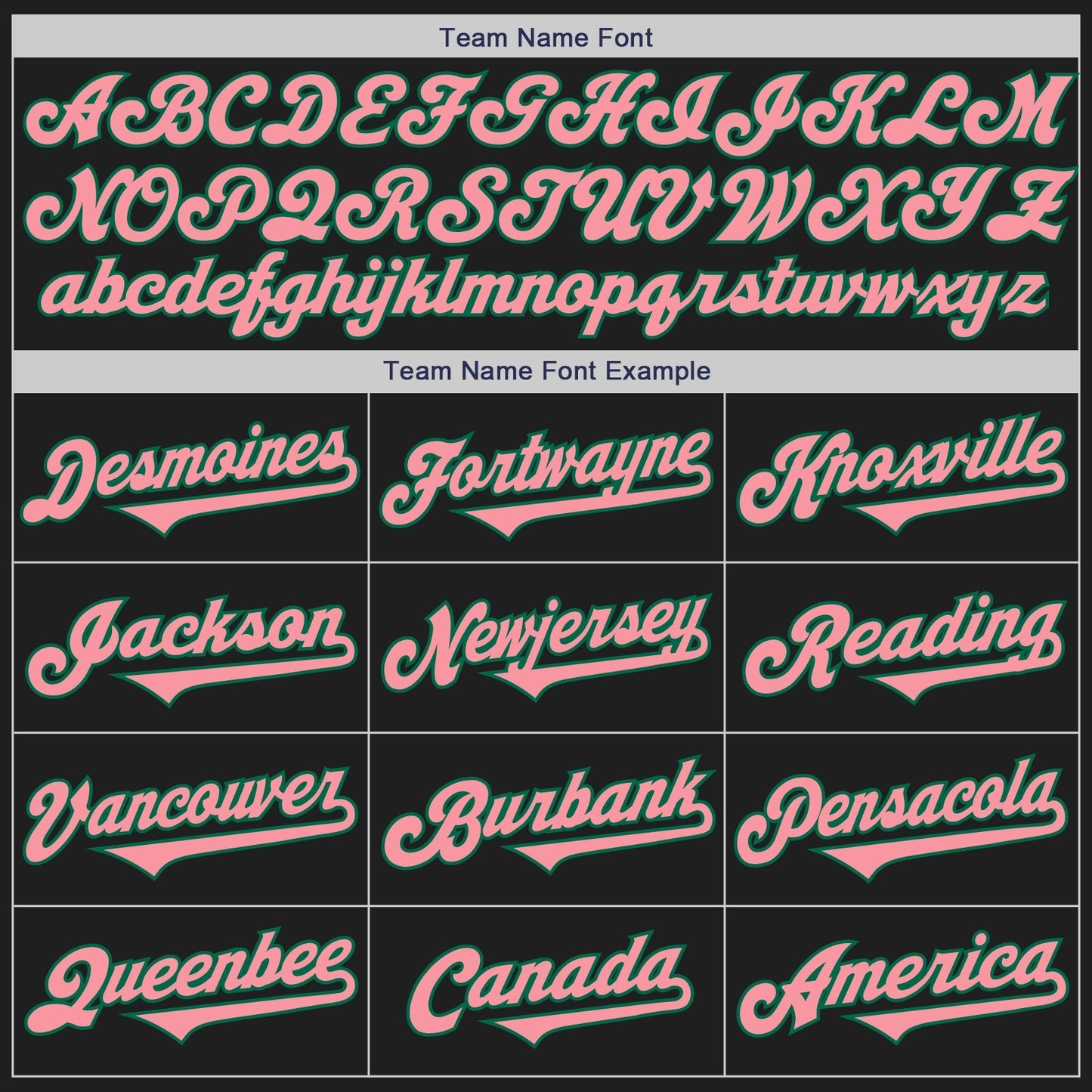 Custom Black Medium Pink-Kelly Green Authentic Two Tone Baseball Jersey baseball jersey product view 4