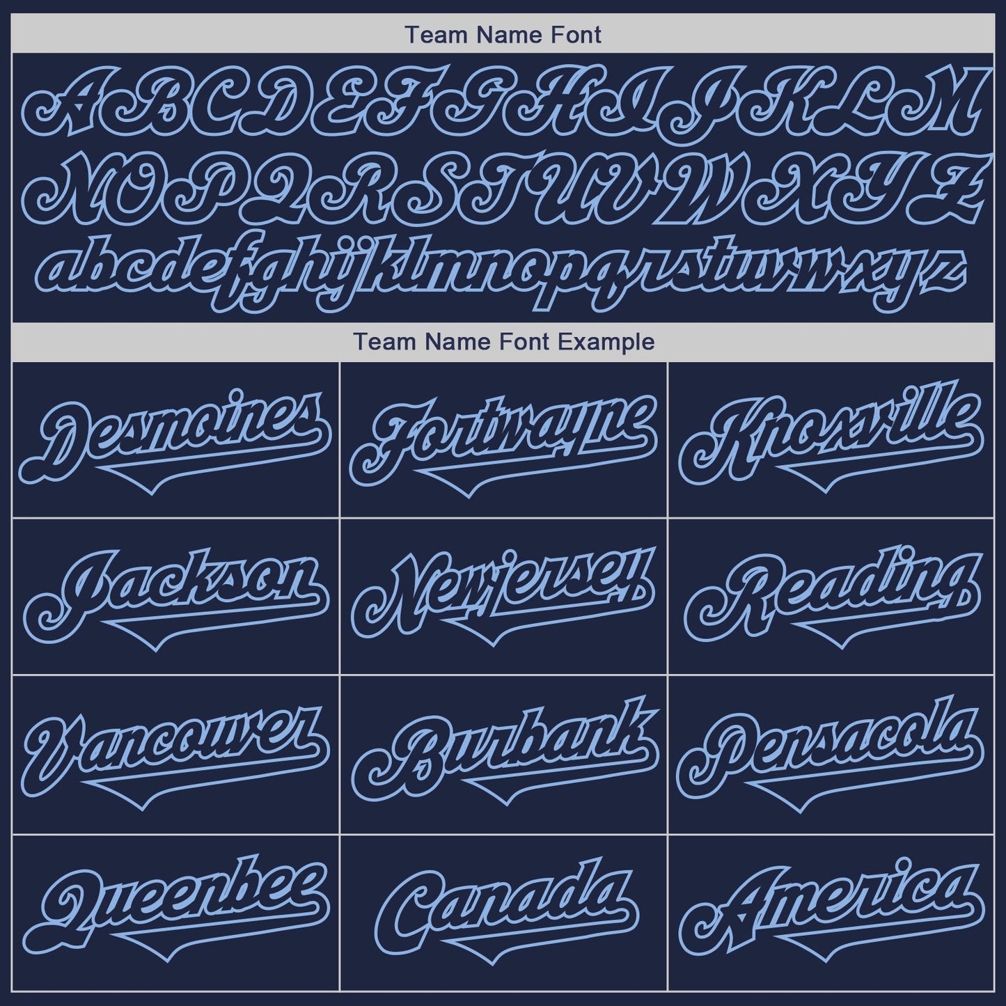 Custom Navy Light Blue Authentic Two Tone Baseball Jersey baseball jersey product view 4