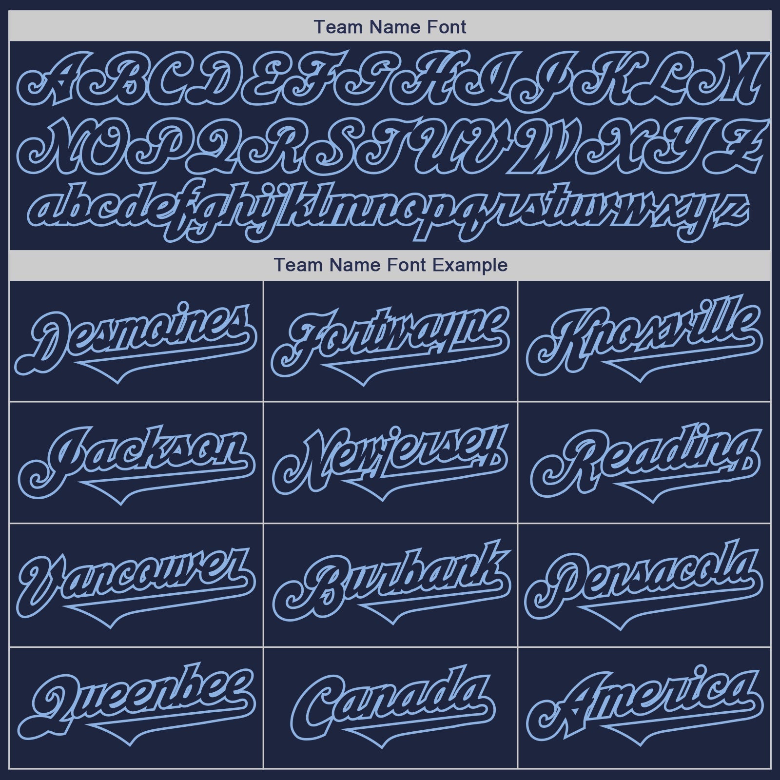 Custom Navy Light Blue Authentic Two Tone Baseball Jersey baseball jersey product view 4