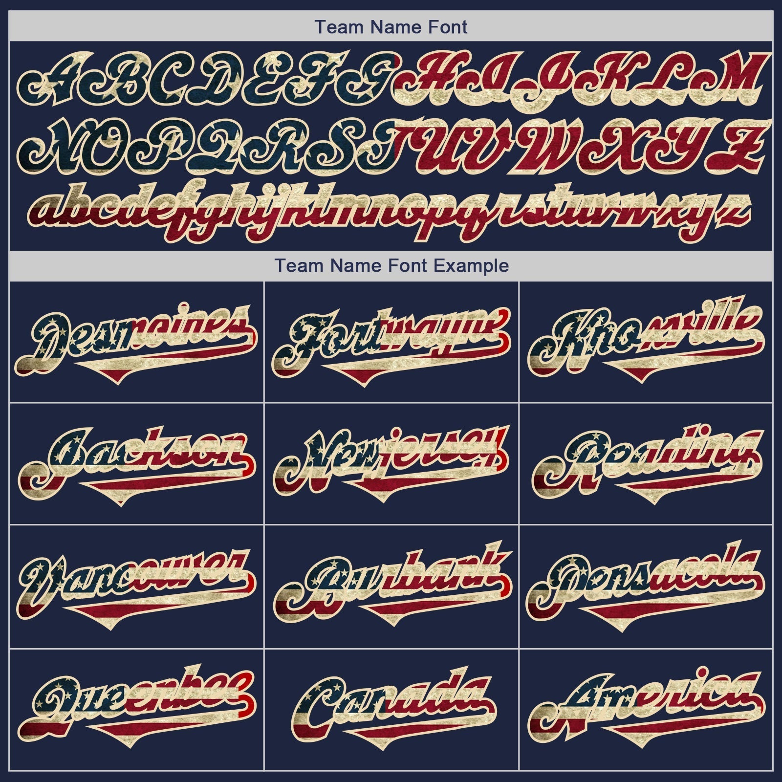 Custom Navy Vintage USA Flag Cream-Crimson Authentic Two Tone Baseball Jersey baseball jersey product view 4