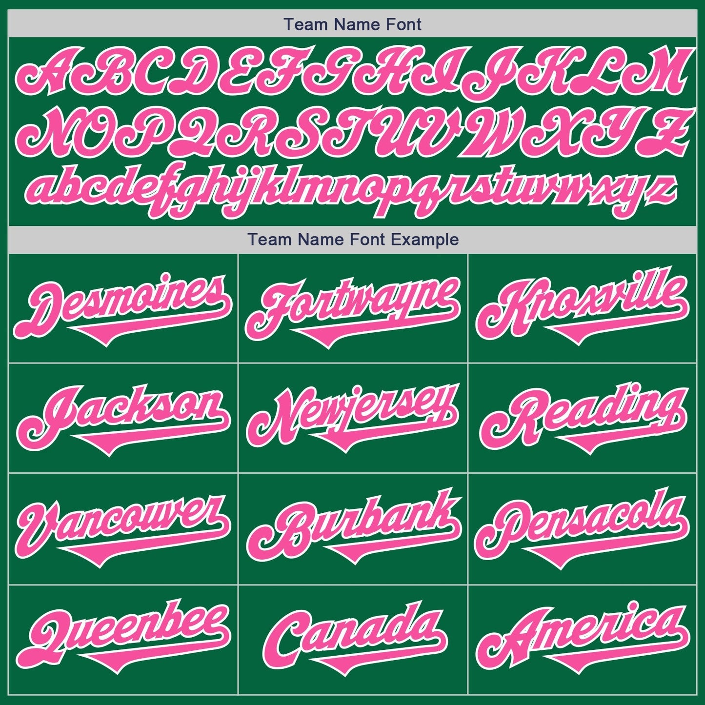 Custom Kelly Green Pink-White Authentic Two Tone Baseball Jersey baseball jersey product view 4