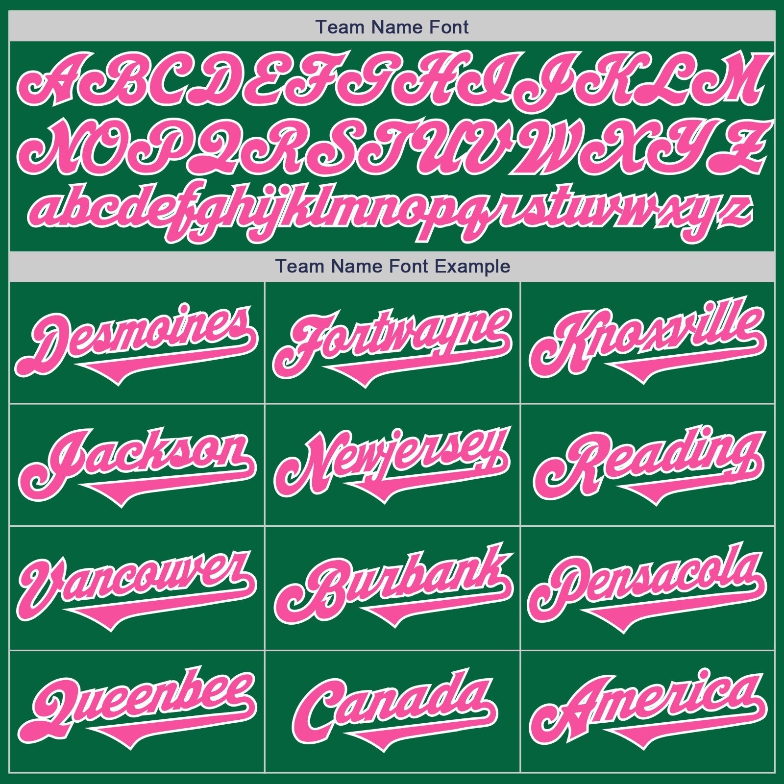 Custom Kelly Green Pink-White Authentic Two Tone Baseball Jersey baseball jersey product view 4