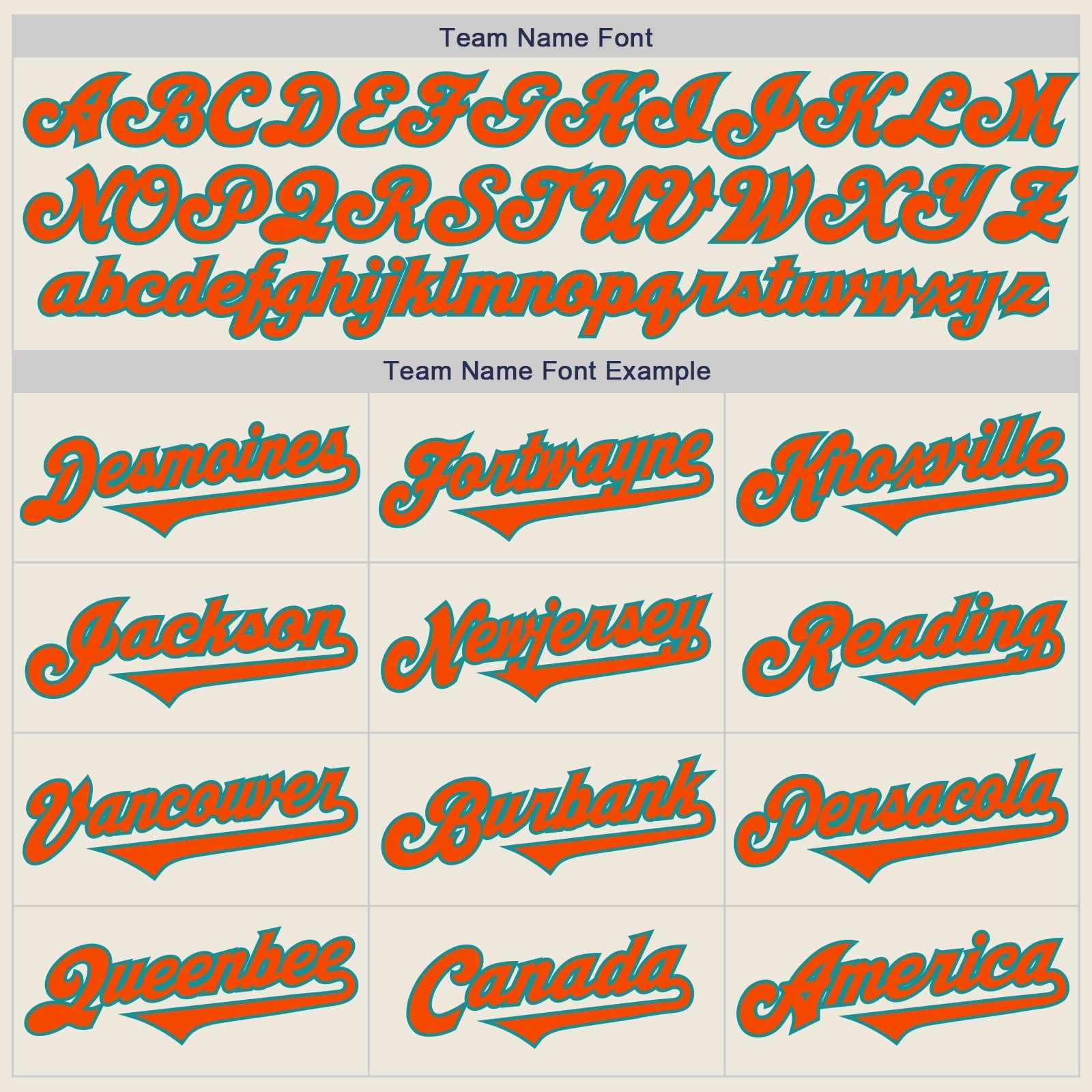Custom Cream Orange-Teal Authentic Two Tone Baseball Jersey baseball jersey product view 4