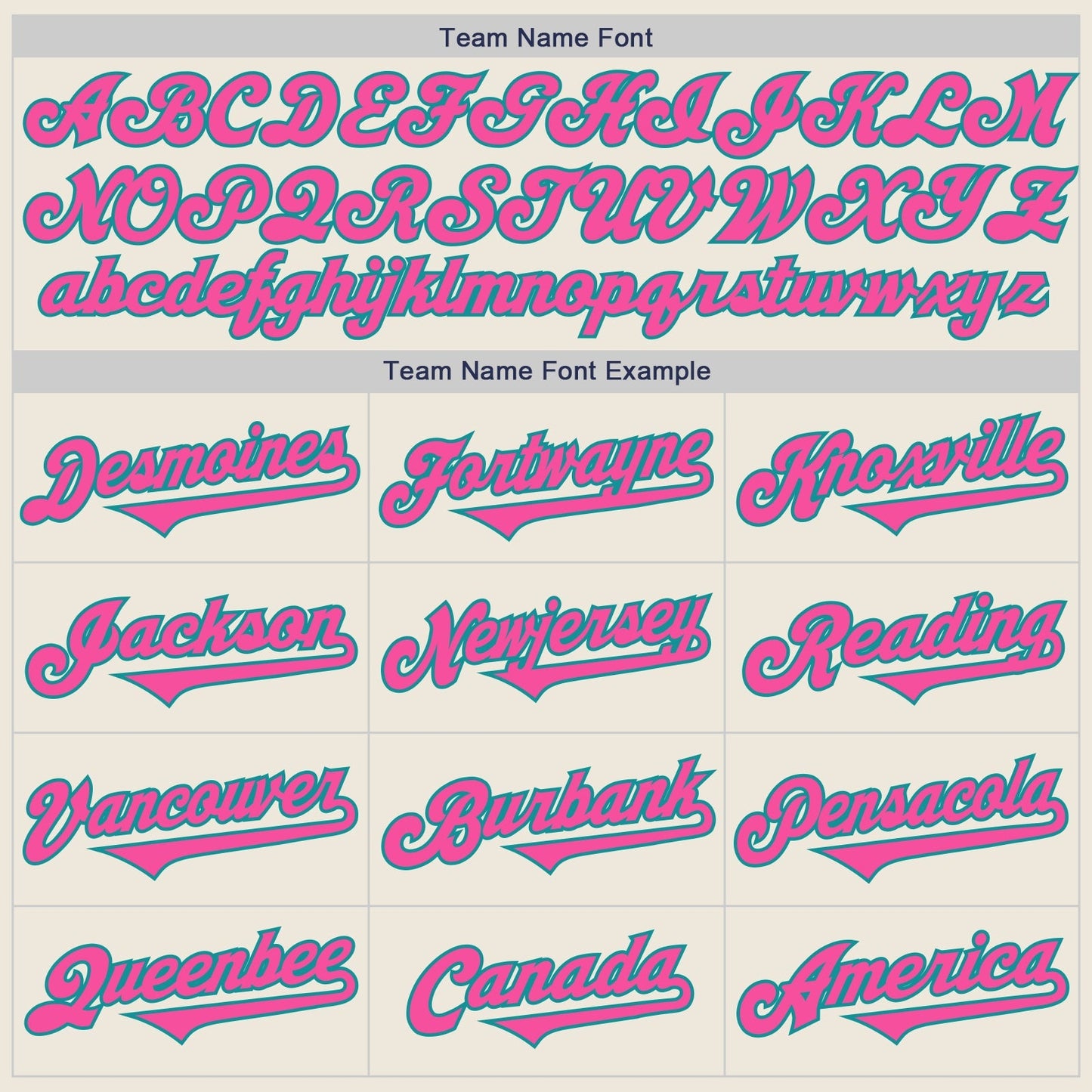 Custom Cream Pink-Teal Authentic Two Tone Baseball Jersey baseball jersey product view 4