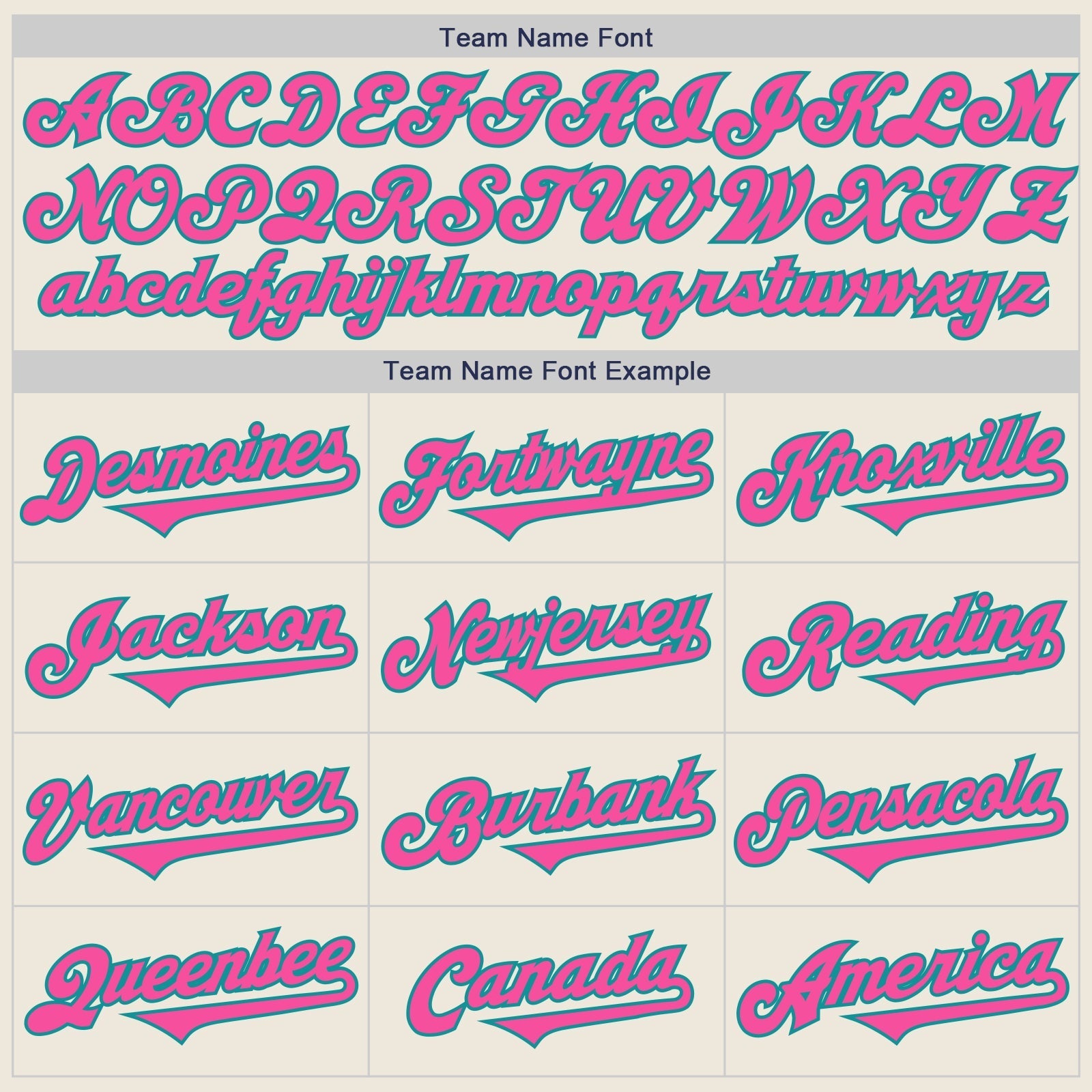 Custom Cream Pink-Teal Authentic Two Tone Baseball Jersey baseball jersey product view 4