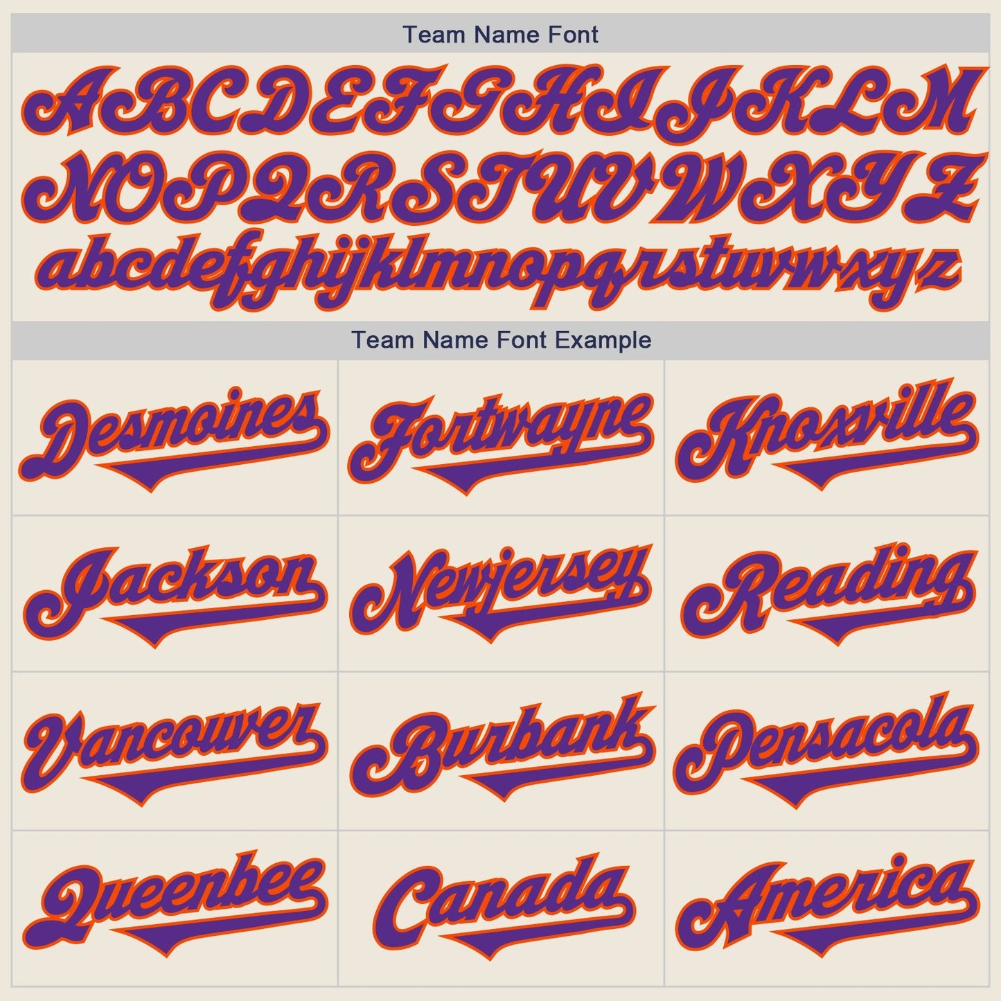 Custom Cream Purple-Orange Authentic Two Tone Baseball Jersey baseball jersey product view 4