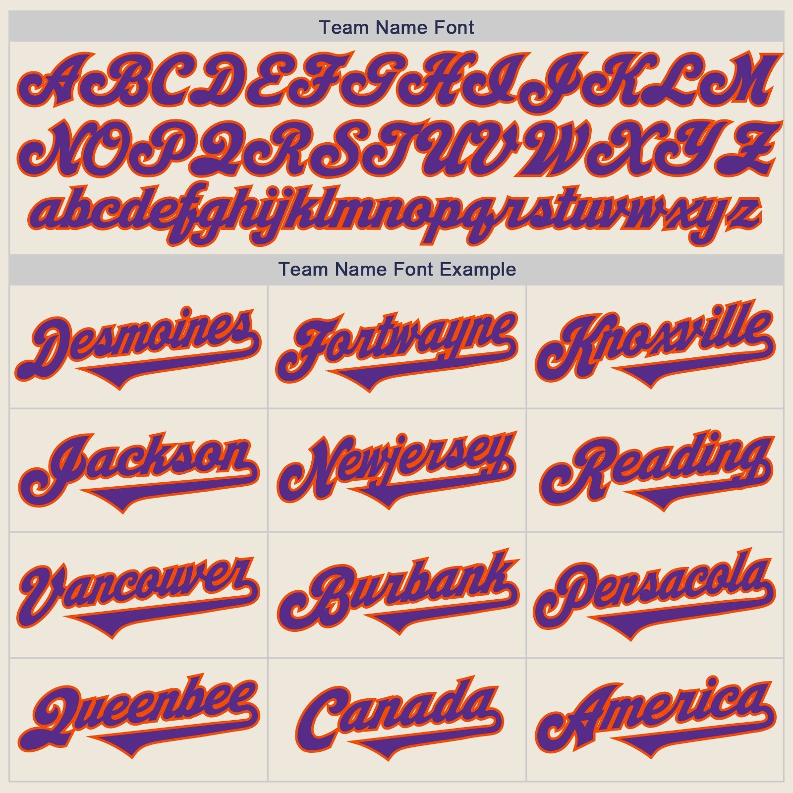 Custom Cream Purple-Orange Authentic Two Tone Baseball Jersey baseball jersey product view 4