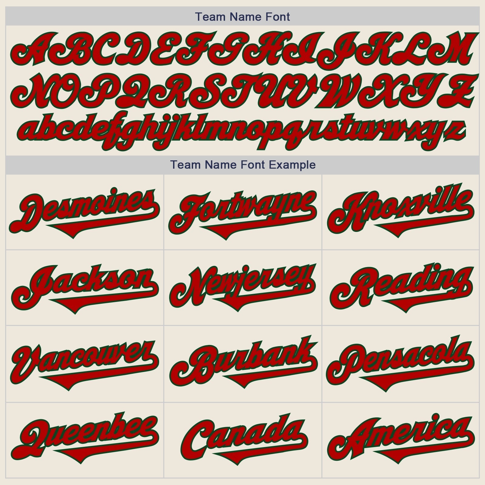 Custom Cream Red-Green Authentic Two Tone Baseball Jersey baseball jersey product view 4