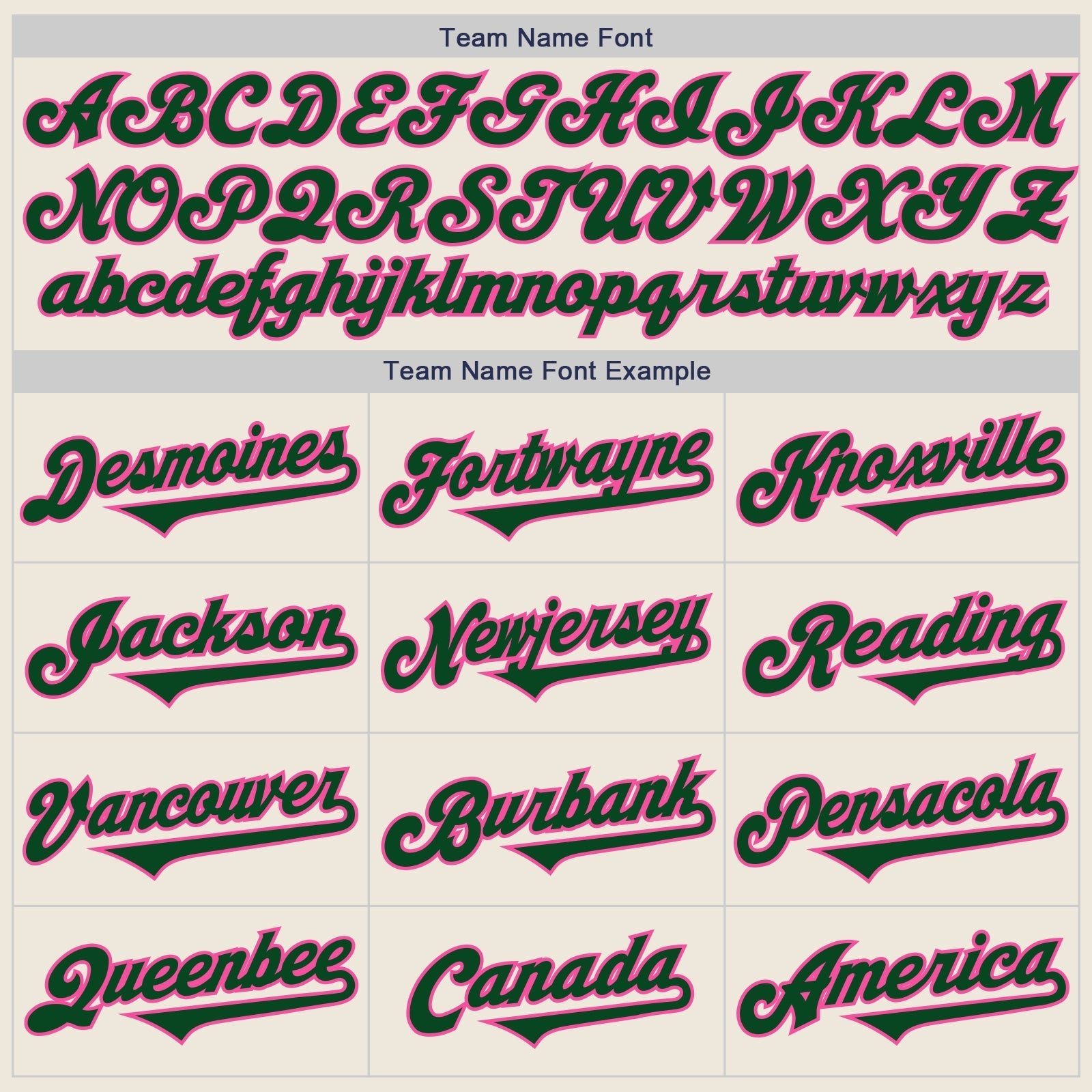 Custom Cream Green-Pink Authentic Two Tone Baseball Jersey baseball jersey product view 4