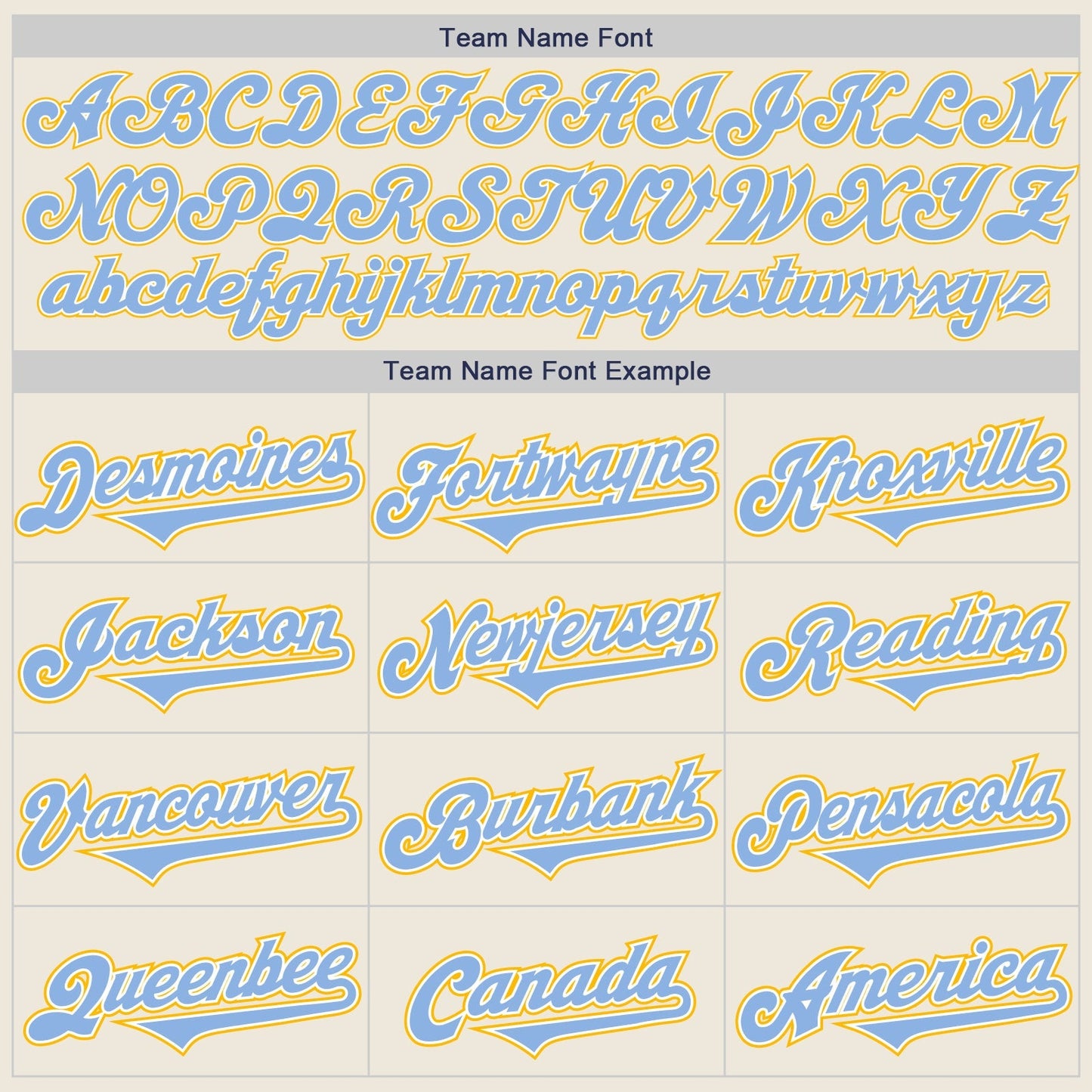 Custom Cream Light Blue White-Gold Authentic Two Tone Baseball Jersey baseball jersey product view 4