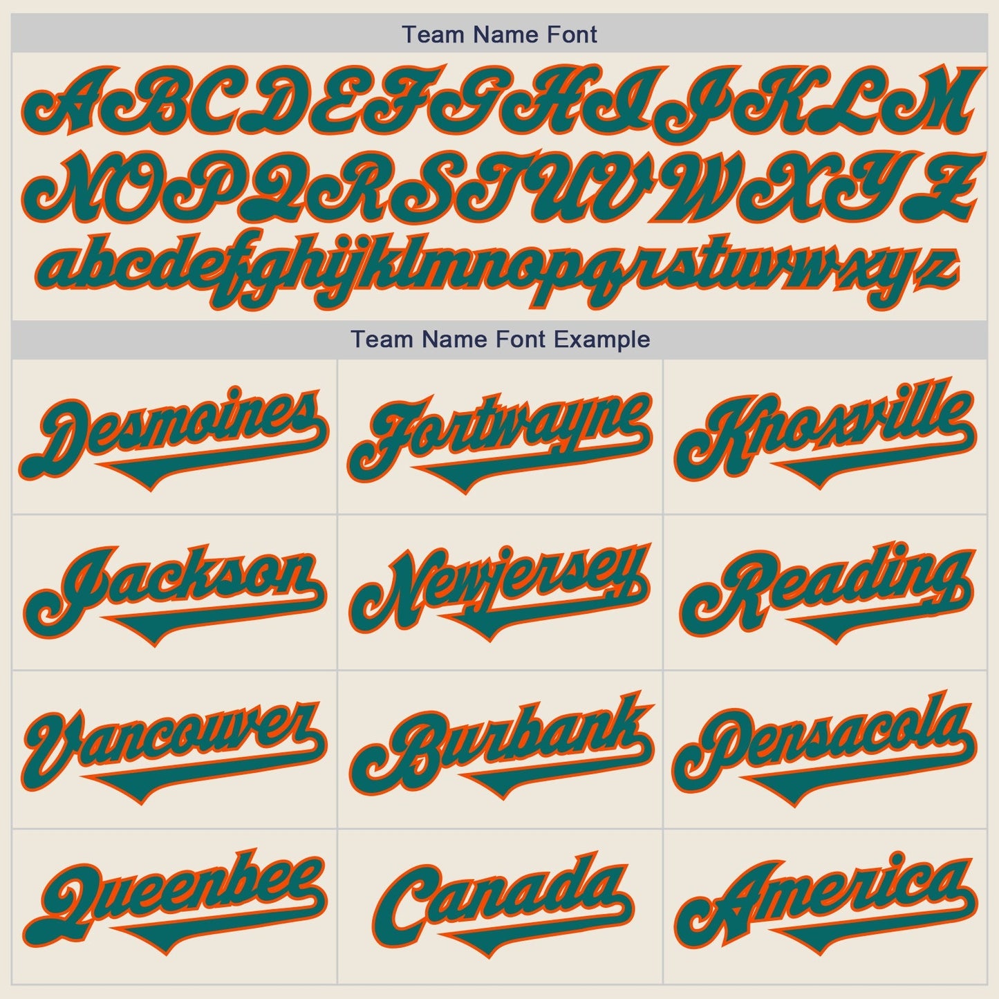 Custom Cream Teal-Orange Authentic Two Tone Baseball Jersey baseball jersey product view 4