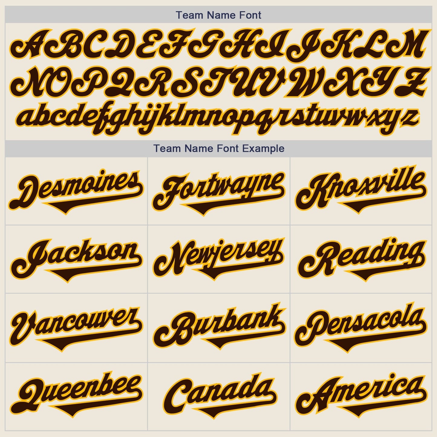 Custom Cream Brown-Gold Authentic Two Tone Baseball Jersey baseball jersey product view 4