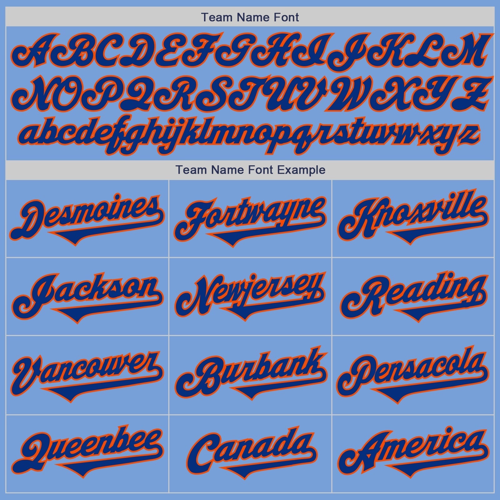 Custom Light Blue Royal-Orange Authentic Two Tone Baseball Jersey baseball jersey product view 4