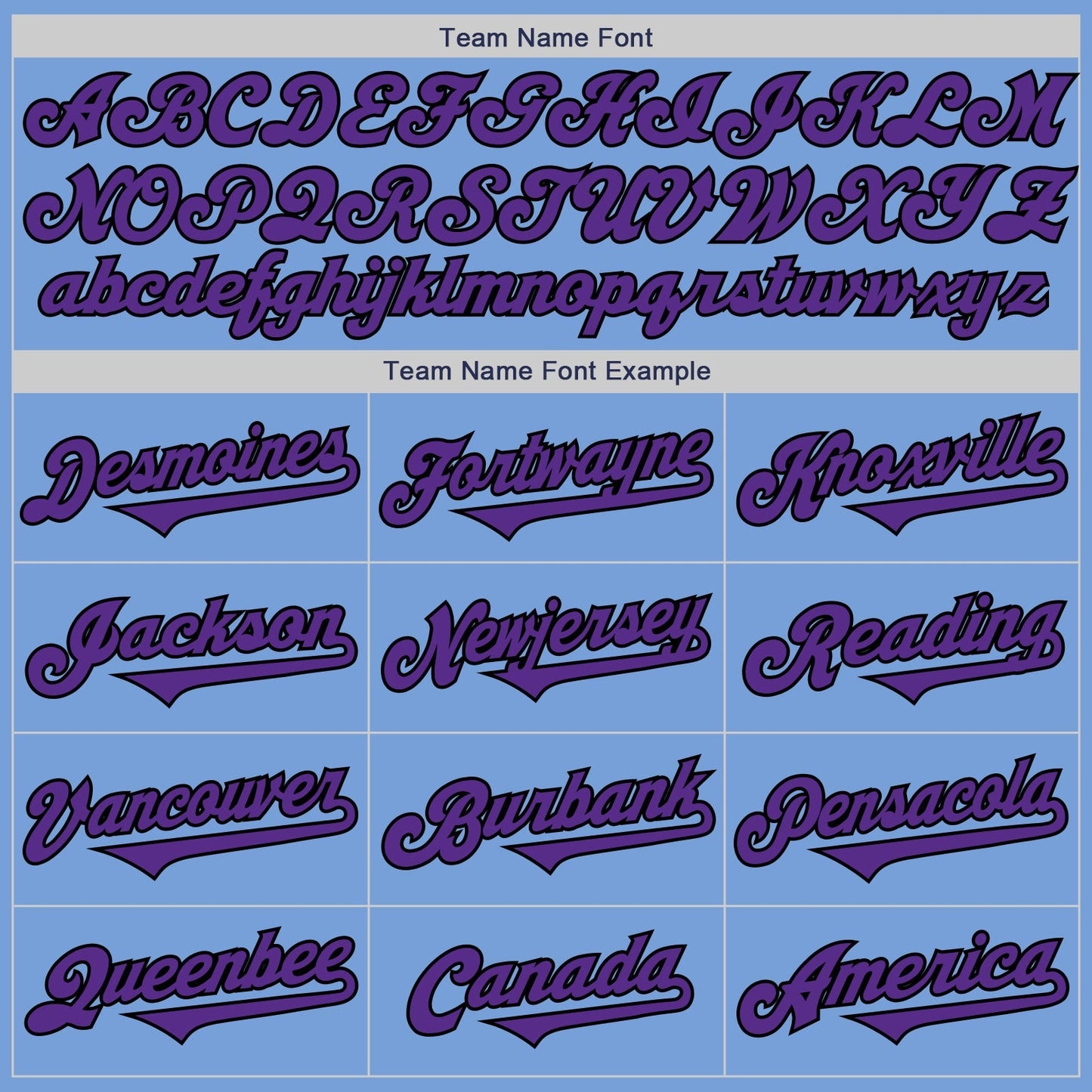 Custom Light Blue Purple-Black Authentic Two Tone Baseball Jersey baseball jersey product view 4