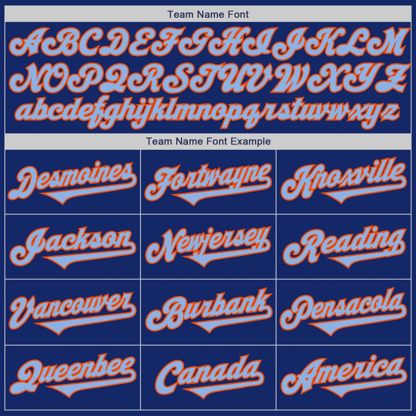 Custom Royal Light Blue-Orange Authentic Two Tone Baseball Jersey baseball jersey product view 4