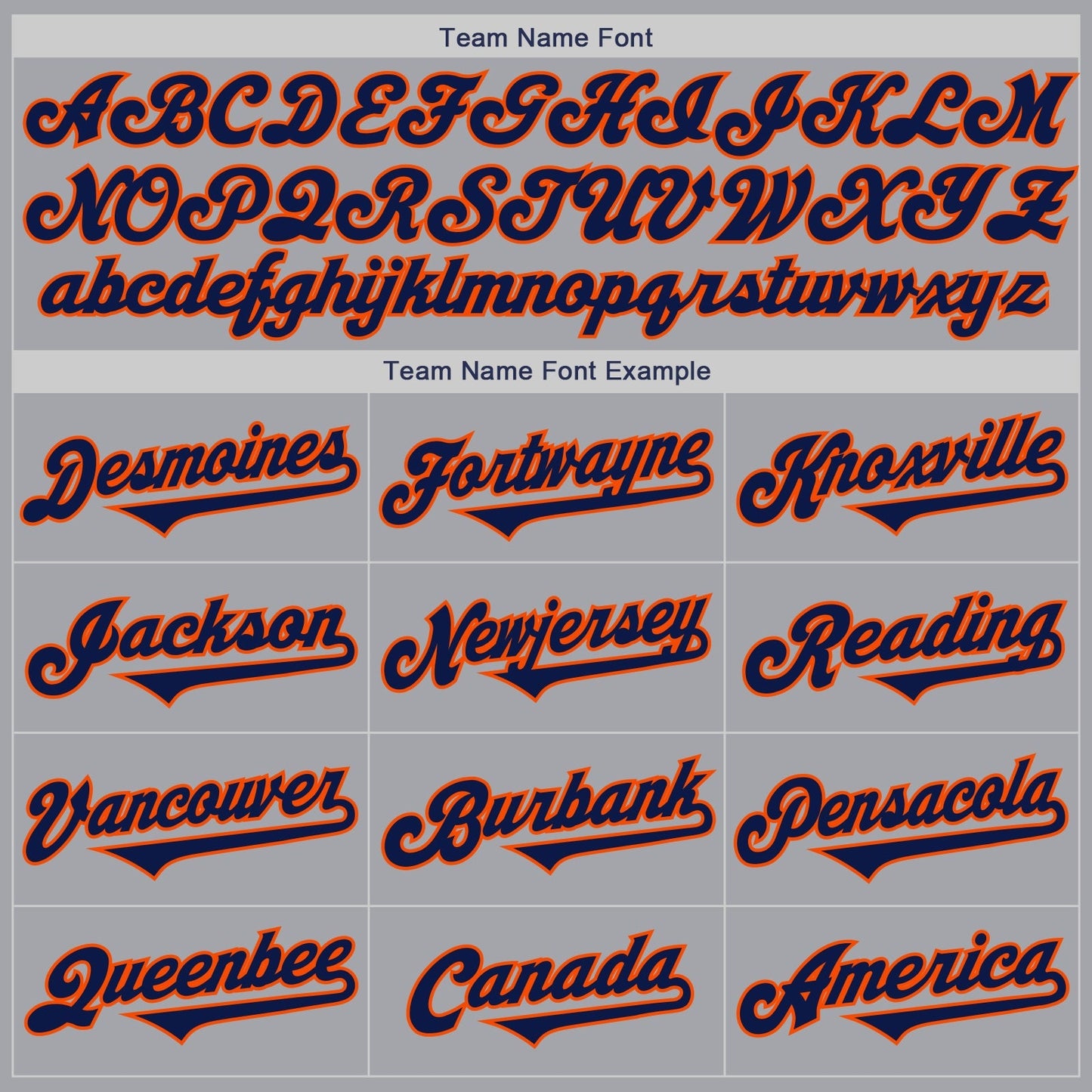 Custom Gray Navy-Orange Authentic Two Tone Baseball Jersey baseball jersey product view 4