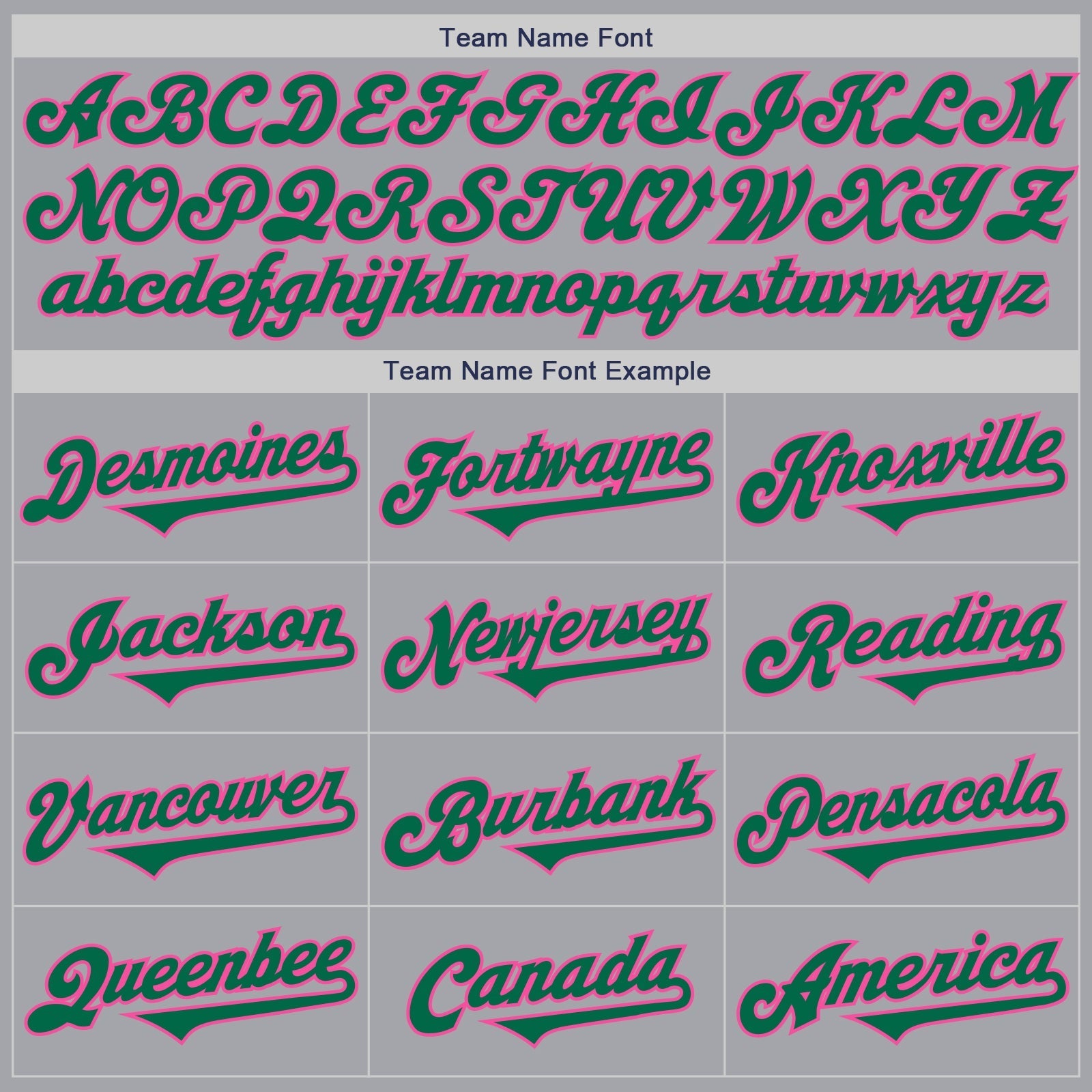 Custom Gray Kelly Green-Pink Authentic Two Tone Baseball Jersey baseball jersey product view 4
