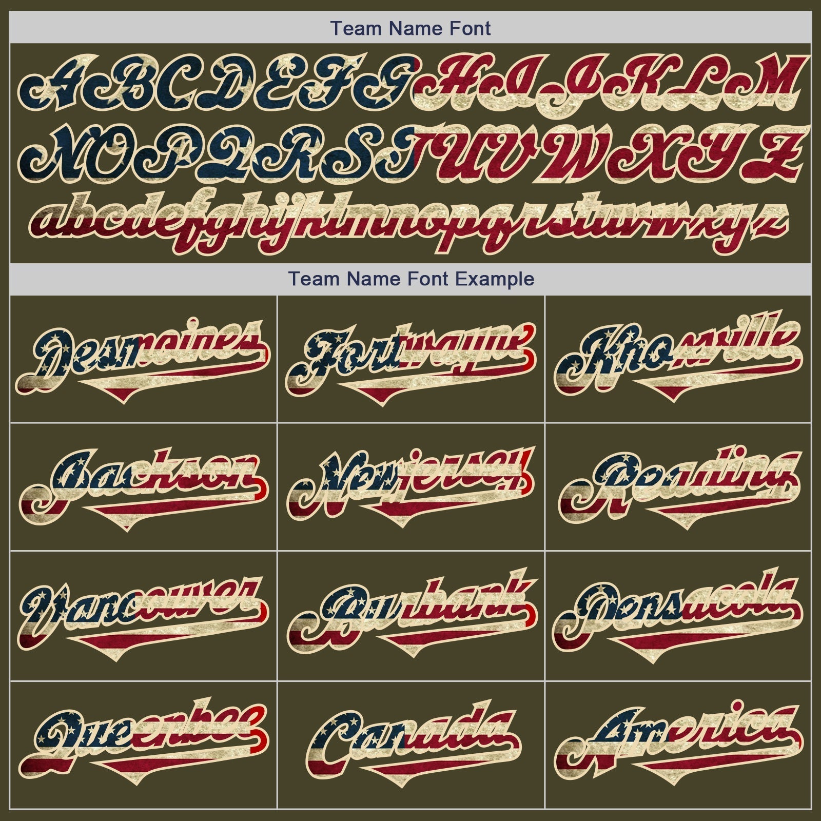 Custom Olive Vintage USA Flag Red-Cream Authentic Two Tone Salute To Service Baseball Jersey baseball jersey product view 4