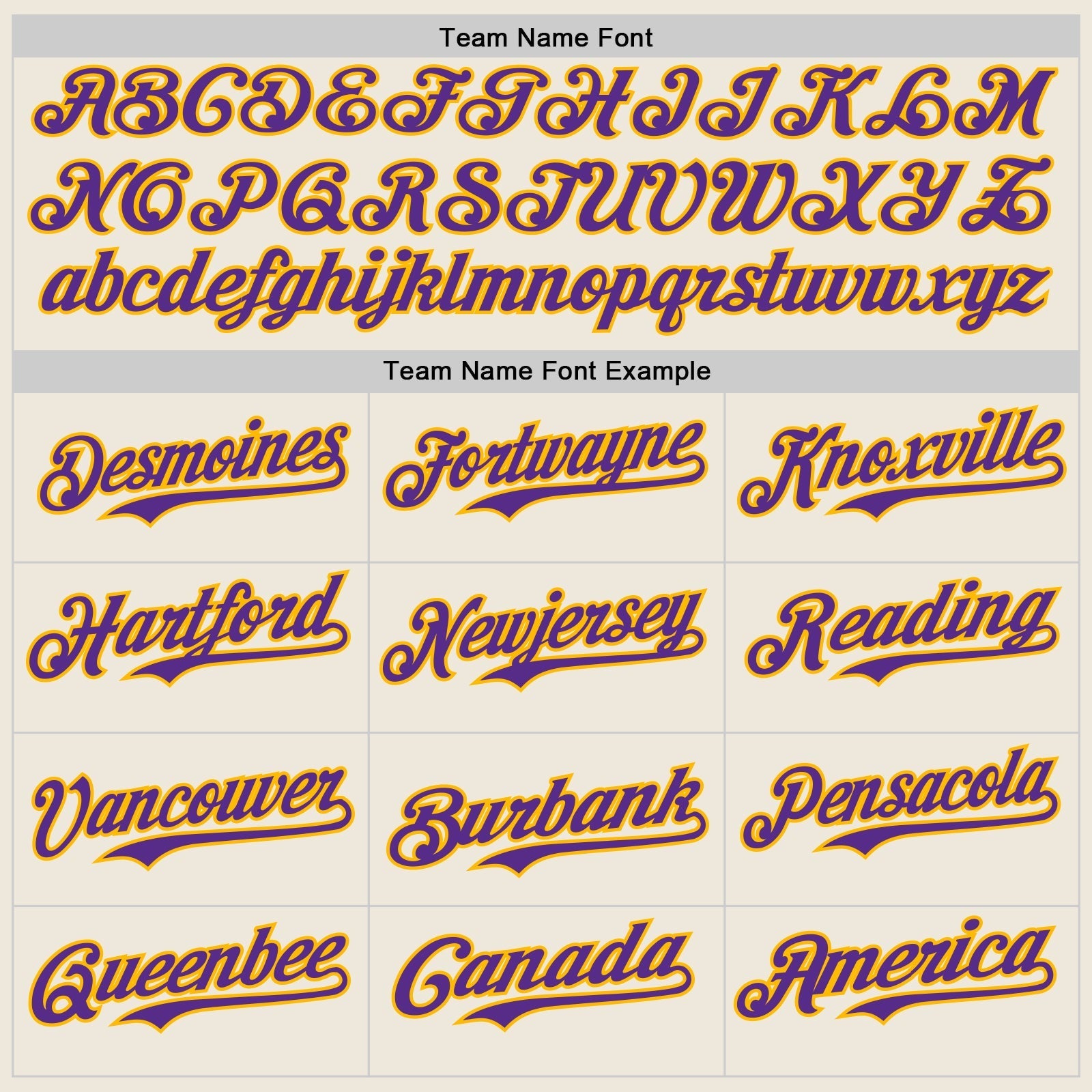 Custom Cream Purple Pinstripe Gold Authentic Two Tone Baseball Jersey baseball jersey product view 4