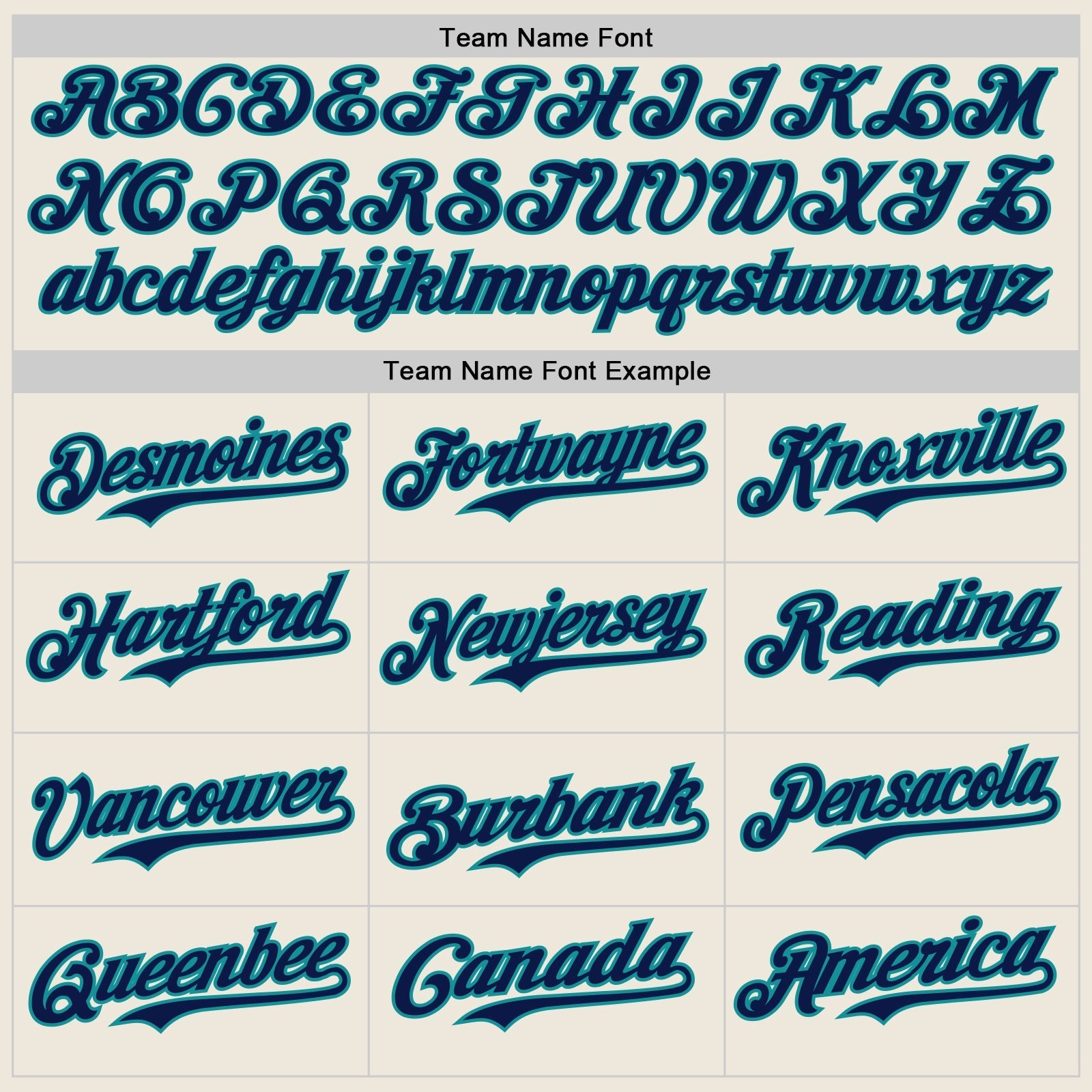 Custom Cream Navy Pinstripe Teal Authentic Two Tone Baseball Jersey baseball jersey product view 4