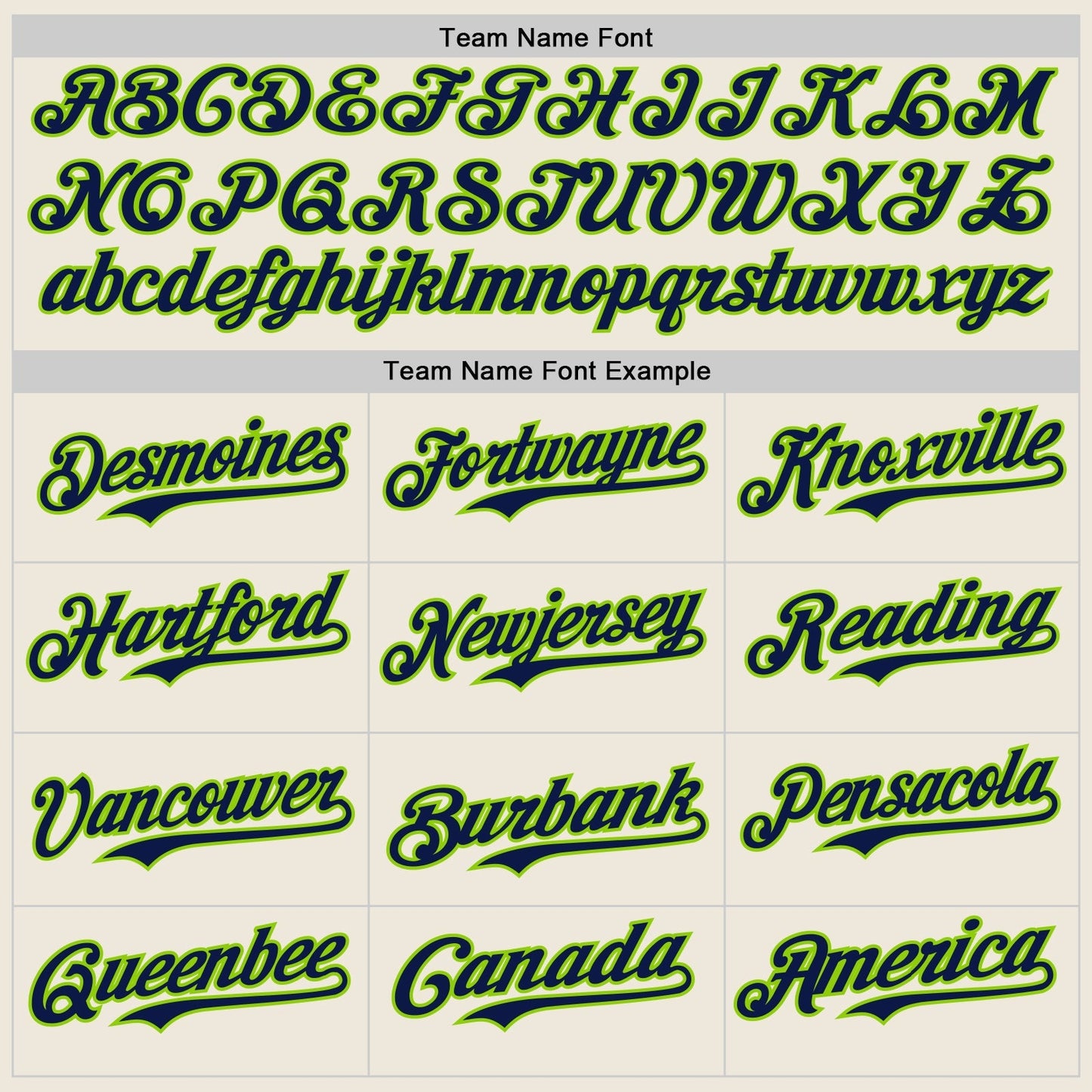 Custom Cream Navy Pinstripe Neon Green Authentic Two Tone Baseball Jersey baseball jersey product view 4