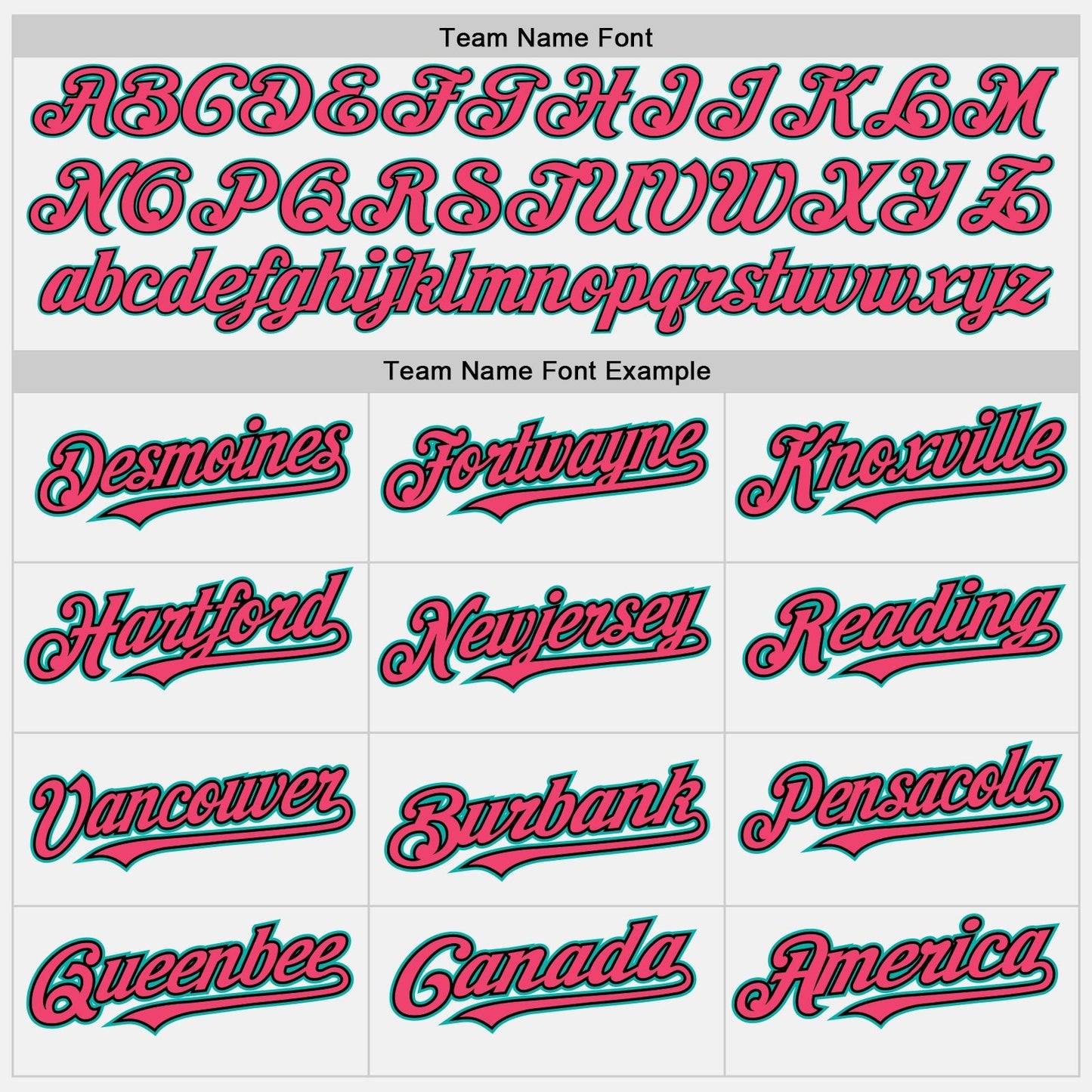 Custom White Black Pinstripe Aqua-Neon Pink Authentic Two Tone Baseball Jersey baseball jersey product view 4