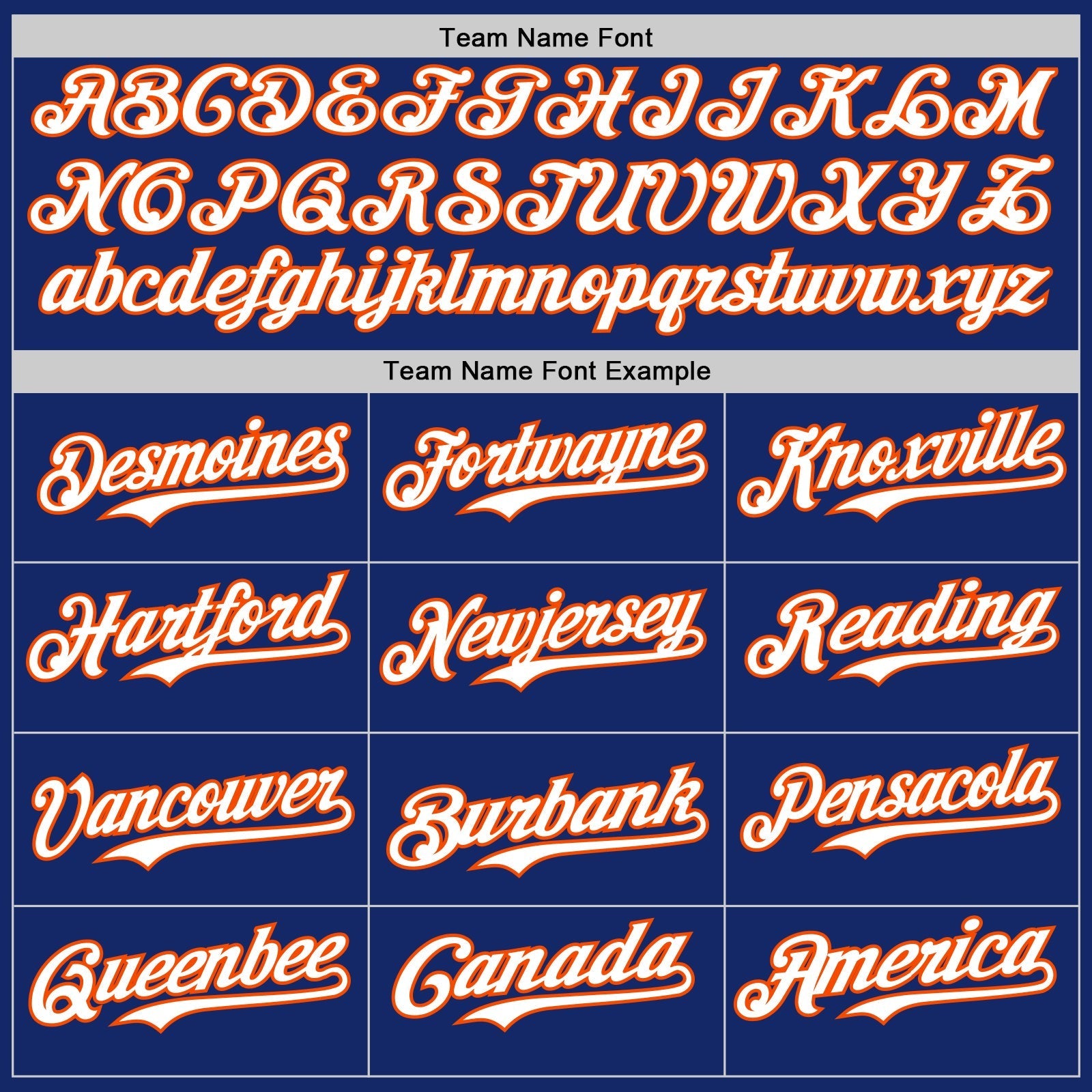 Custom Royal Orange Pinstripe White Authentic Two Tone Baseball Jersey baseball jersey product view 4