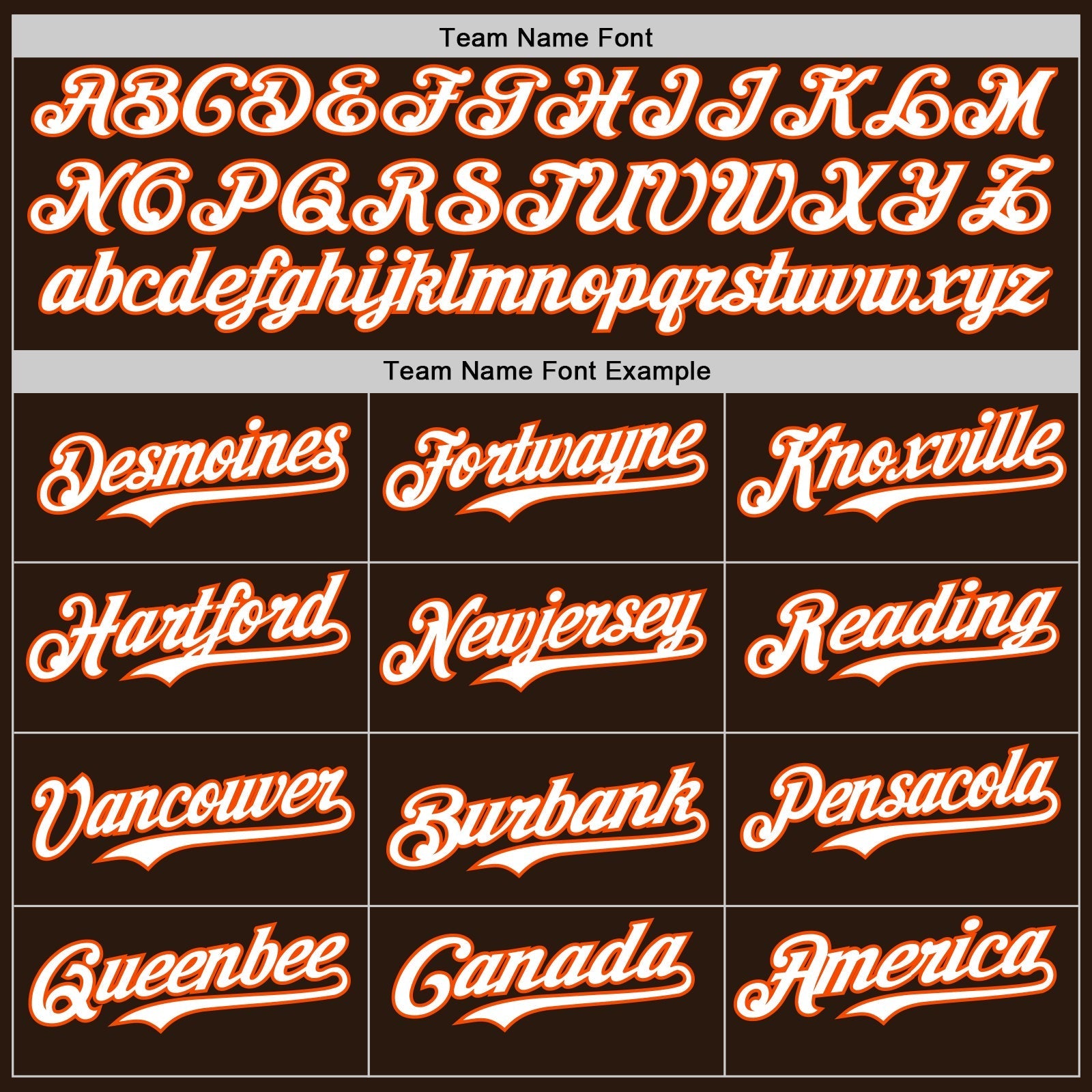 Custom Brown Orange Pinstripe White Authentic Two Tone Baseball Jersey baseball jersey product view 4