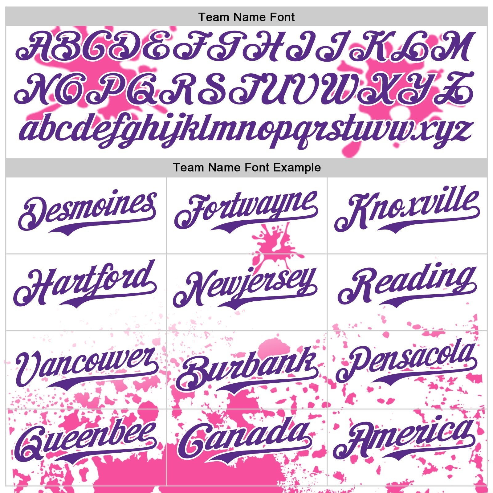 Custom White Purple Pink-Blue Splatter Camo Two Tone Authentic Baseball Jersey baseball jersey product view 4