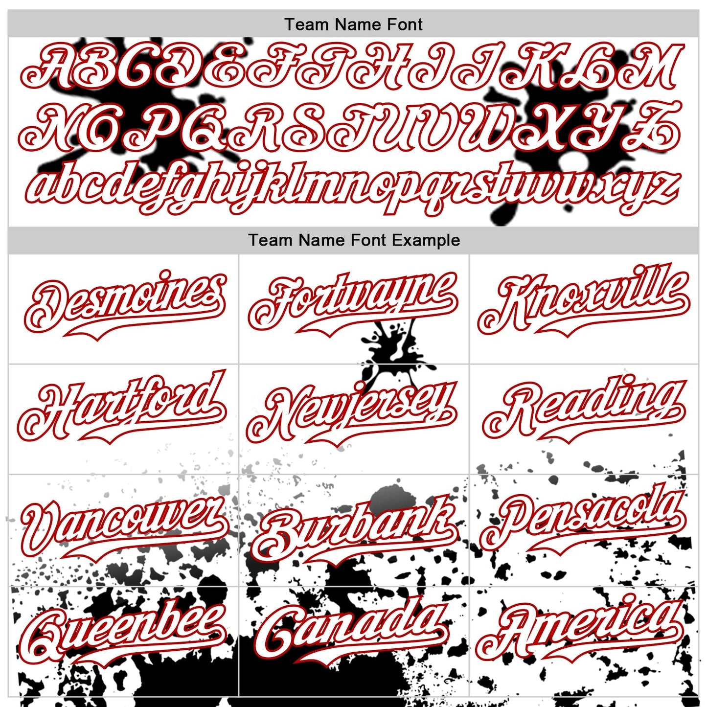 Custom White Red-Black Splatter Camo Two Tone Authentic Baseball Jersey baseball jersey product view 4