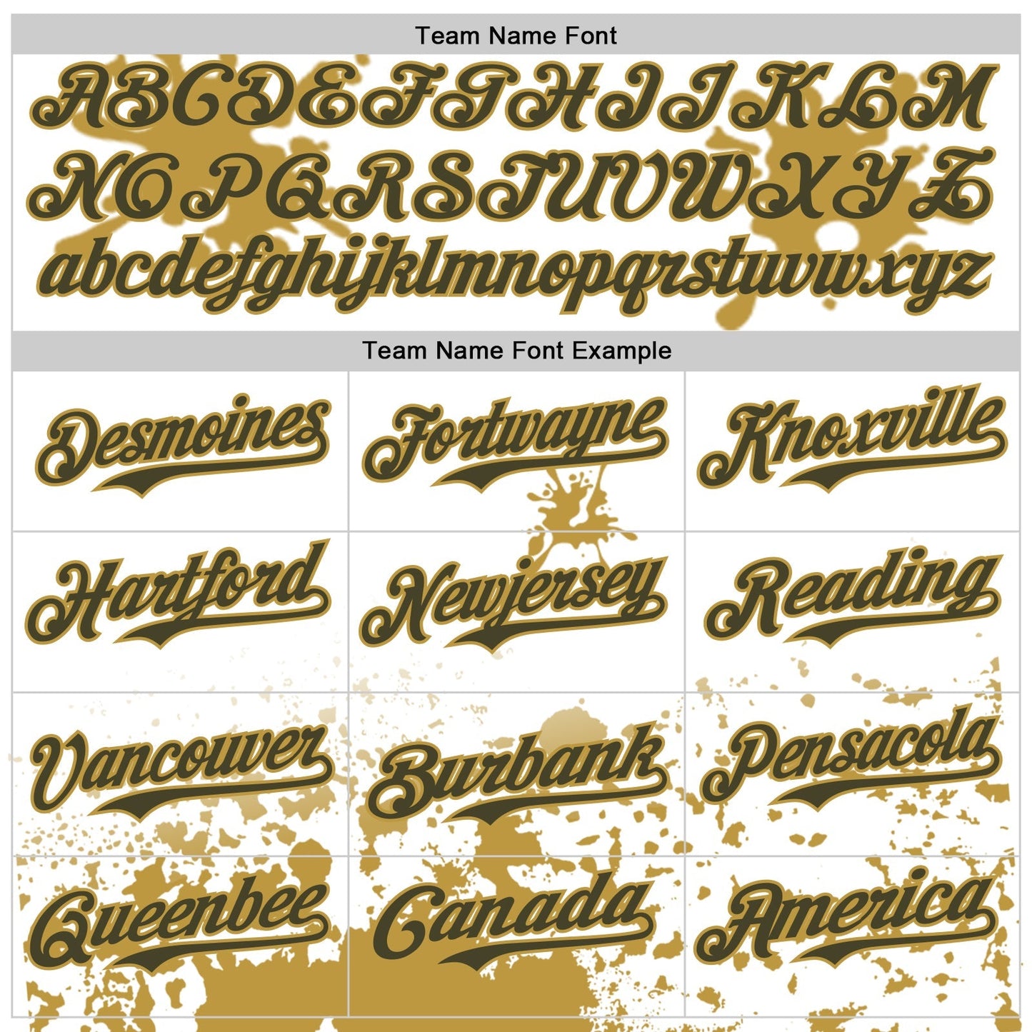 Custom White Olive-Old Gold Splatter Camo Two Tone Authentic Baseball Jersey baseball jersey product view 4