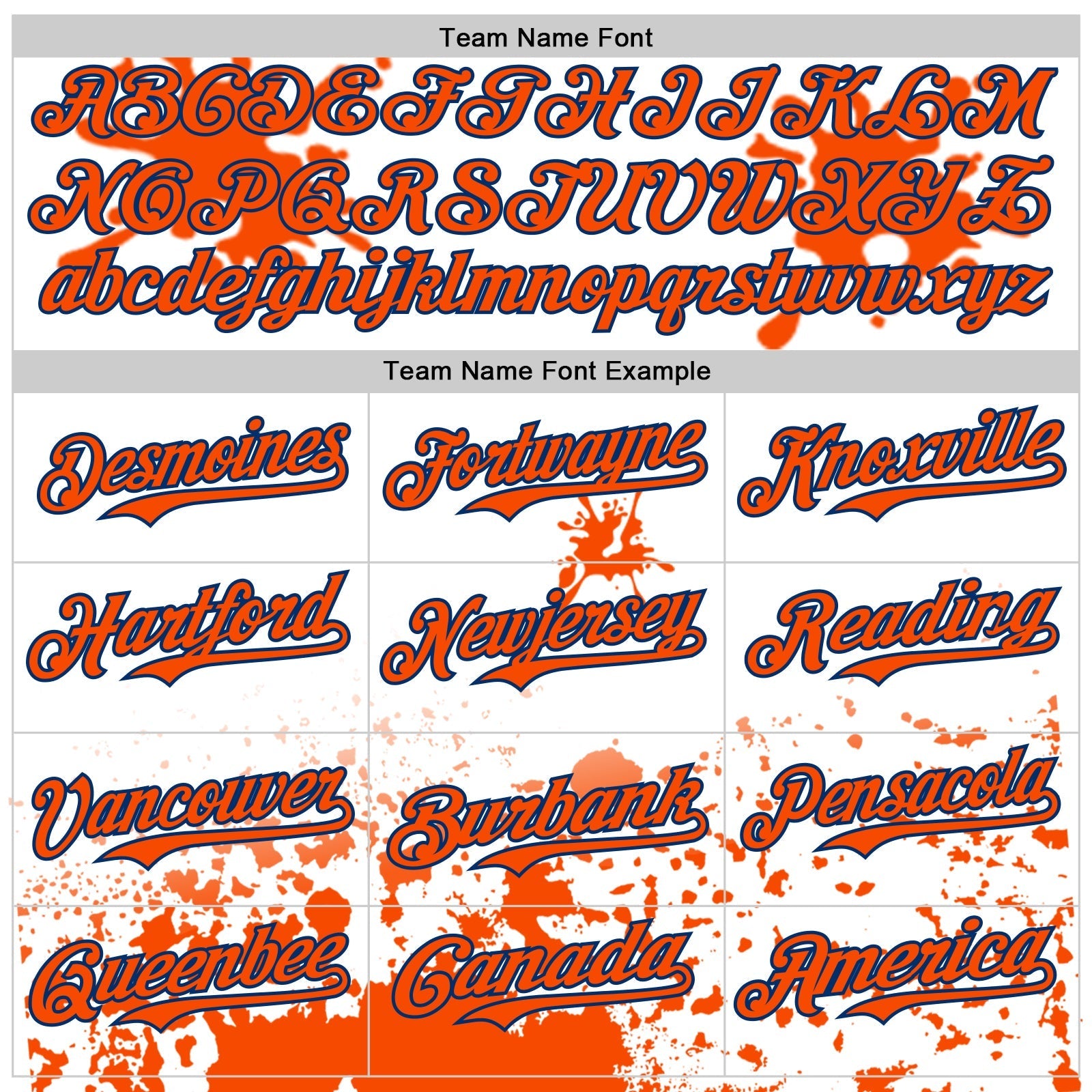 Custom White Orange-US Navy Blue Splatter Camo Two Tone Authentic Baseball Jersey baseball jersey product view 4