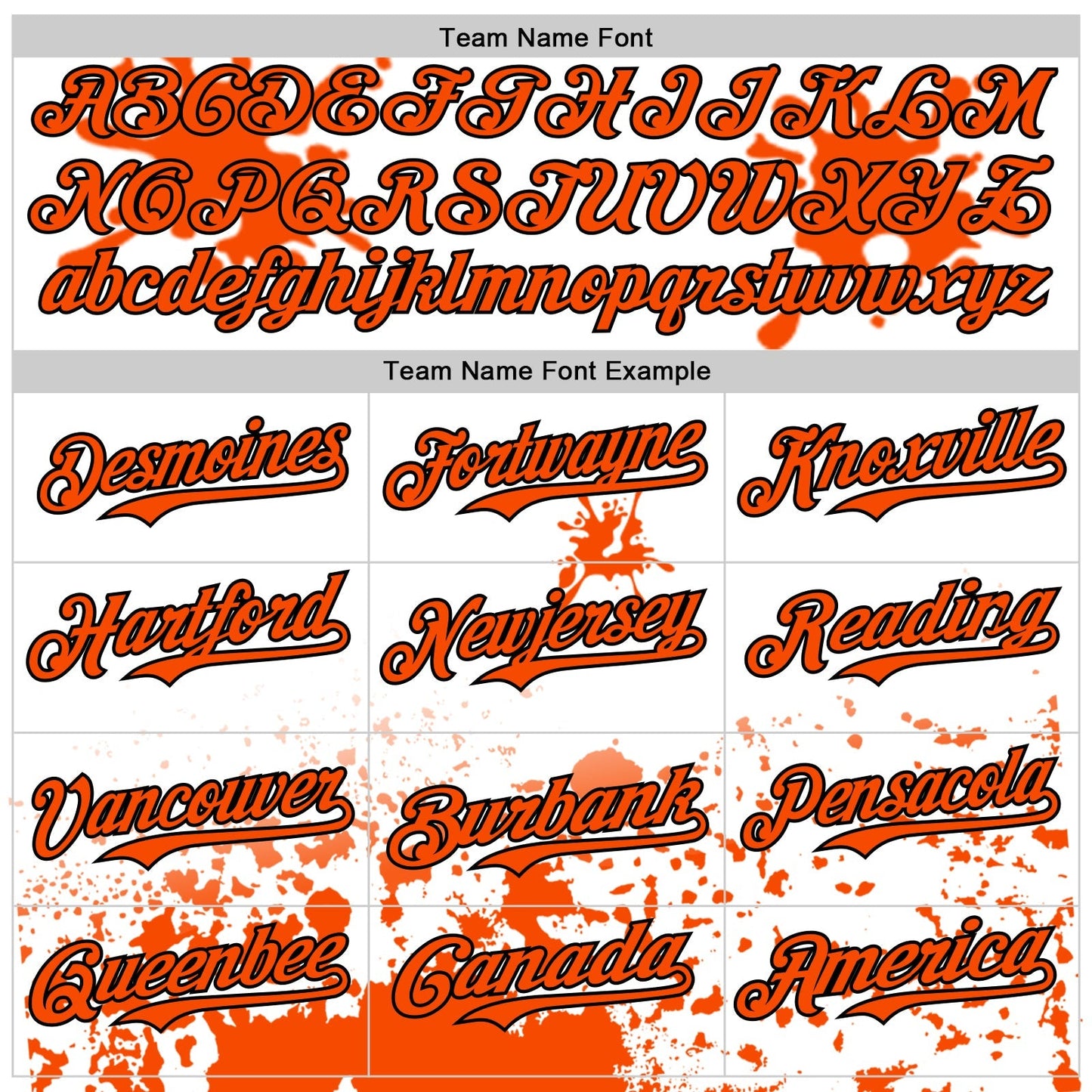Custom White Orange Black-Old Gold Splatter Camo Two Tone Authentic Baseball Jersey baseball jersey product view 4