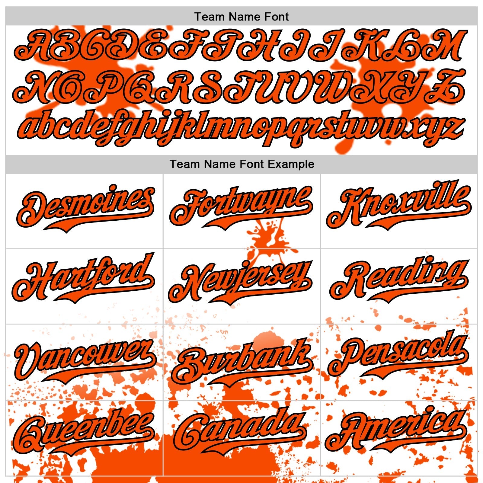 Custom White Orange Black-Old Gold Splatter Camo Two Tone Authentic Baseball Jersey baseball jersey product view 4