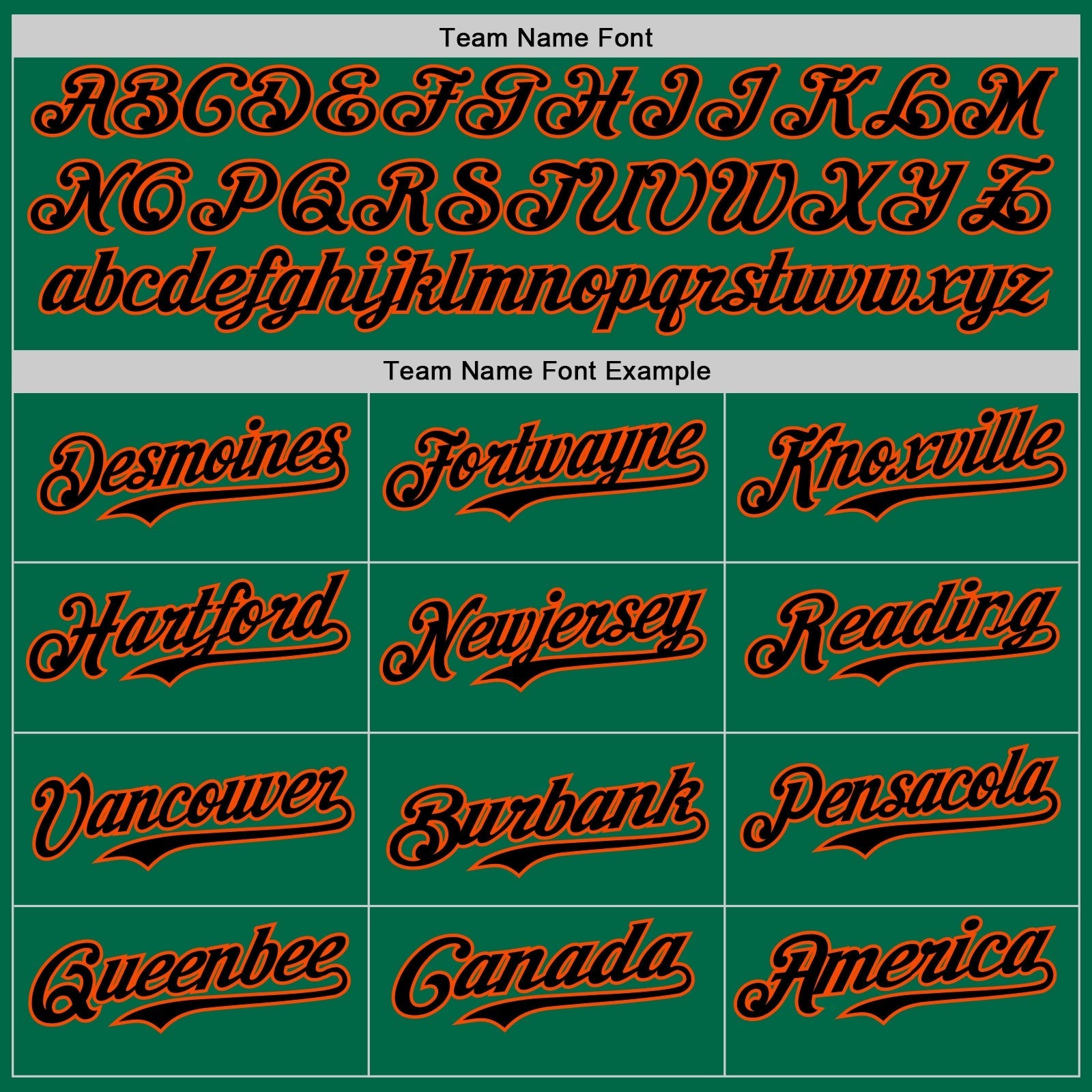 Custom Kelly Green Black Orange-White Digital Camo Two Tone Authentic Baseball Jersey baseball jersey product view 4