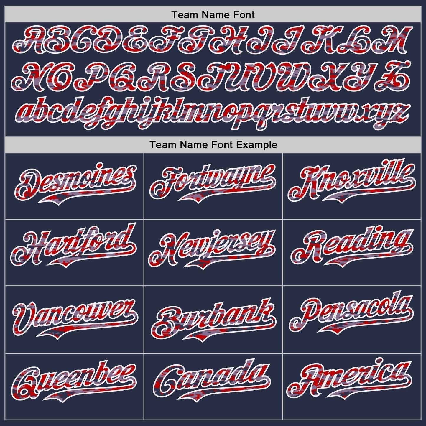 Custom Navy Camo Red-White Authentic Two Tone Baseball Jersey baseball jersey product view 4