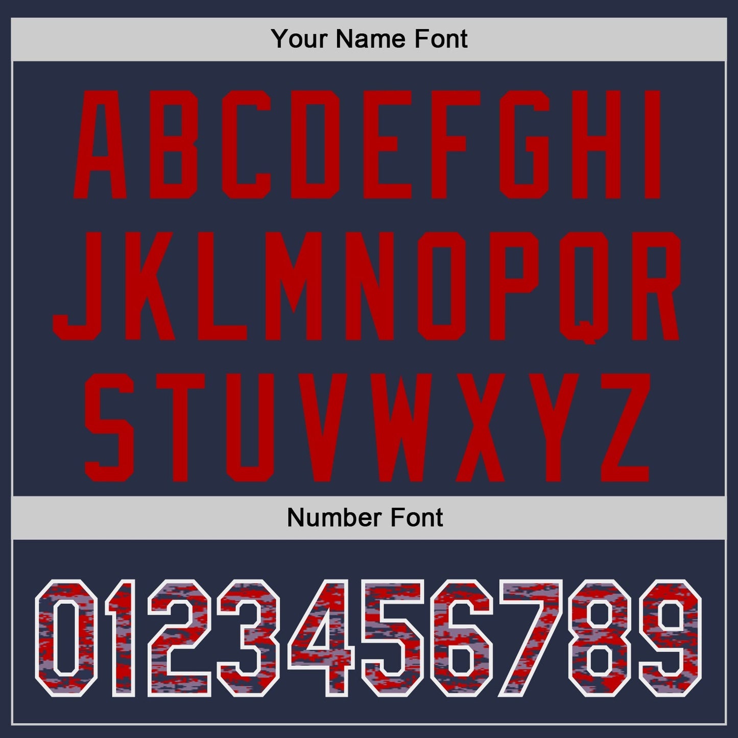 Custom Navy Camo Red-White Authentic Two Tone Baseball Jersey baseball jersey product view 5
