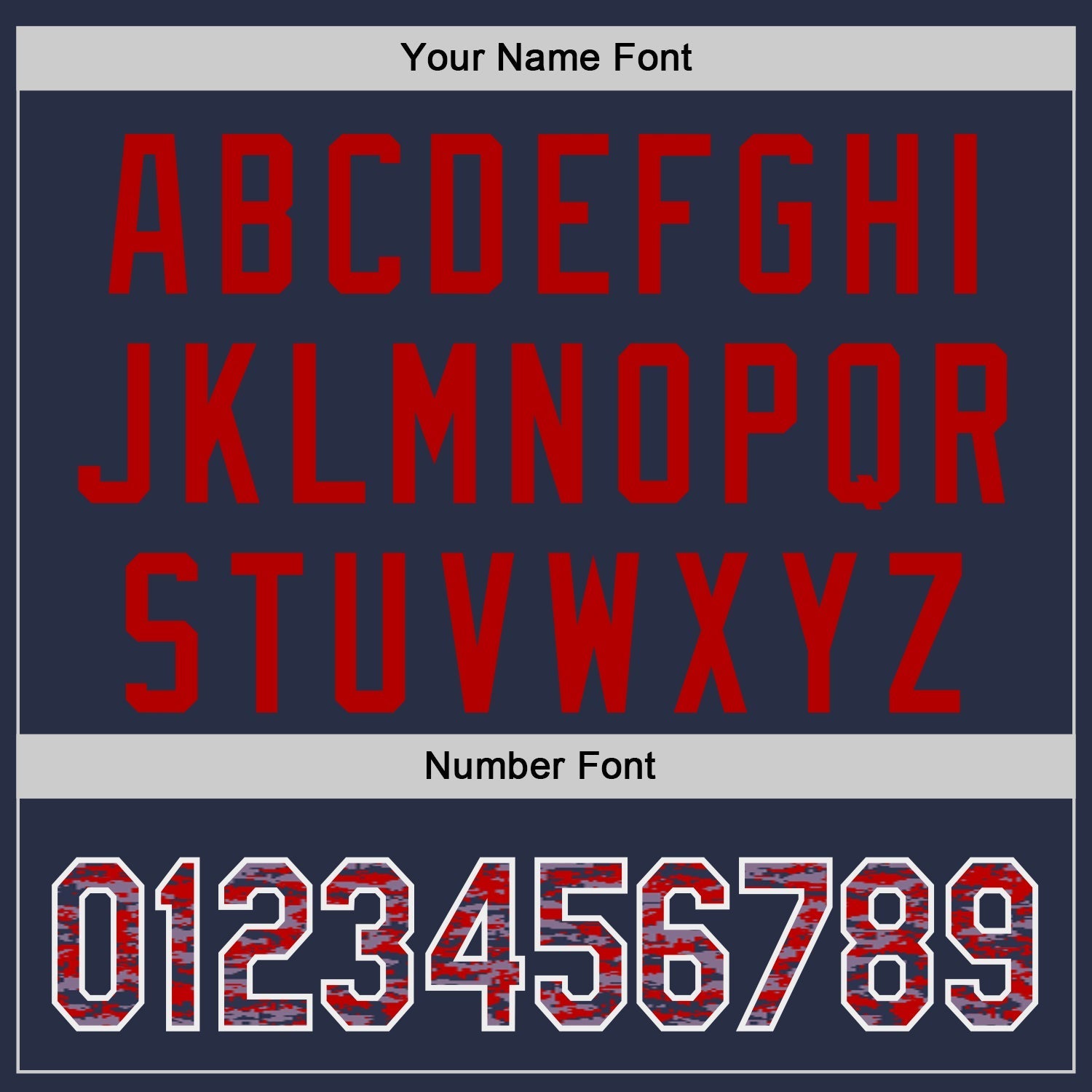 Custom Navy Camo Red-White Authentic Two Tone Baseball Jersey baseball jersey product view 5