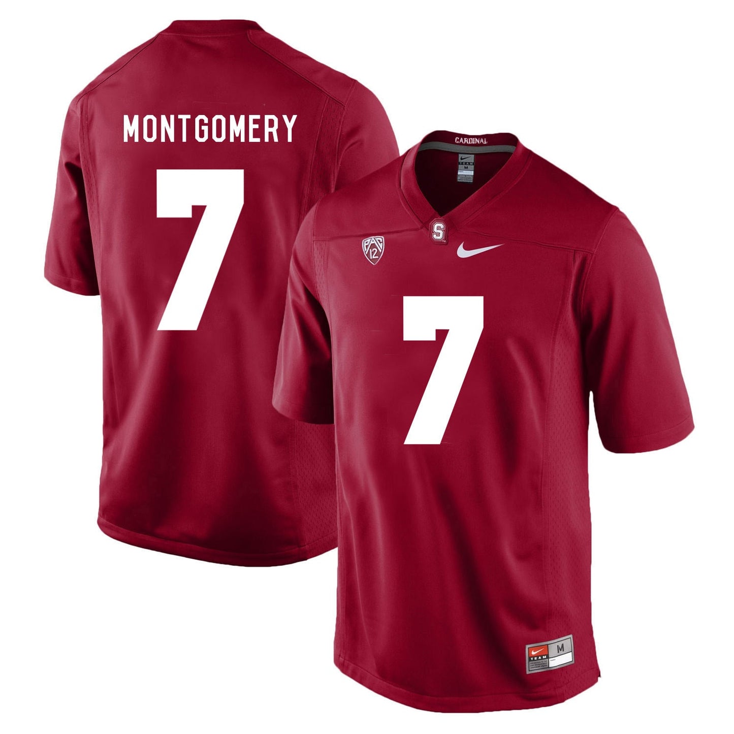 Ty Montgomery 7 Cardinal College Football Jersey football jersey product view 1