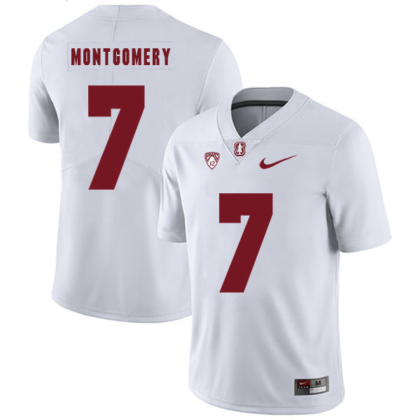 Ty Montgomery 7 White Style 1 College Football Jersey football jersey product view 1