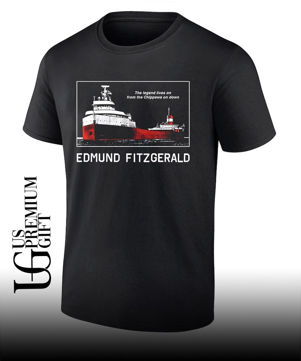 Tyler Bertuzzi wearing Edmund Fitzgerald shirt Unisex T-shirt, Sweatshirt, Hoodie, Long Sleeve Tee - T-Shirt, Sweatshirt, Hoodie