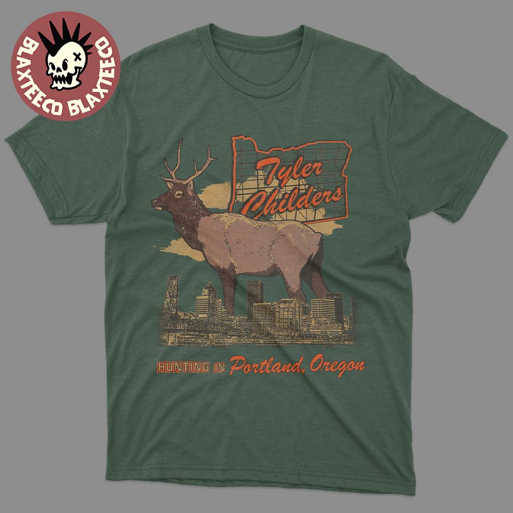 Tyler Childers Snipe Hunt 2026 Tour Merch Hunting In Portland Oregon At Moda Center On October 3 2026 T-Shirt - T-Shirt, Sweatshirt, Hoodie