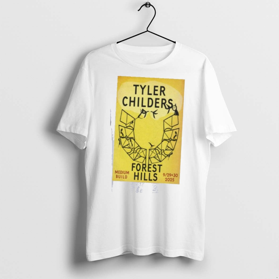 Tyler Childers Two Night Forest Hills Live 2025 T Shirts Unisex T-shirt, Sweatshirt, Hoodie, Long Sleeve Tee - T-Shirt, Sweatshirt, Hoodie