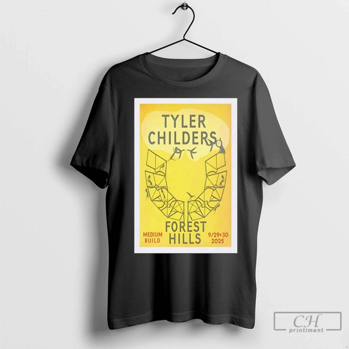 Tyler Childers Two Night Forest Hills Live T Shirts Unisex T-shirt, Sweatshirt, Hoodie, Long Sleeve Tee - T-Shirt, Sweatshirt, Hoodie