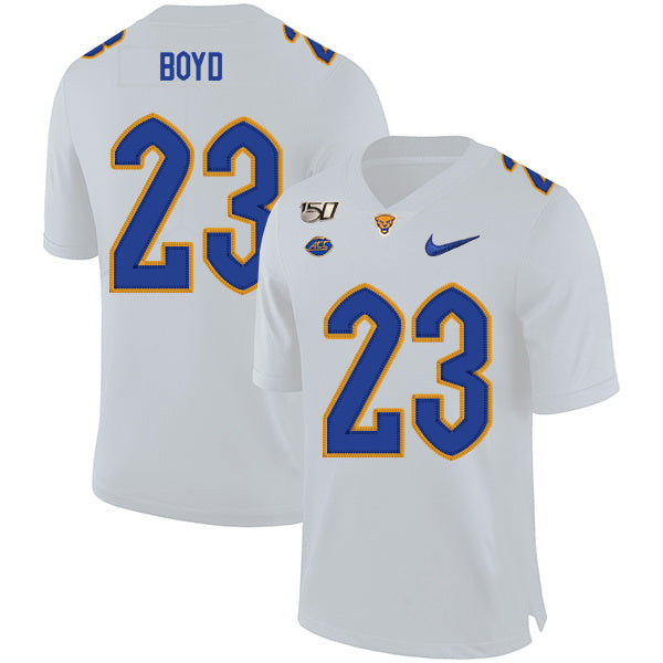 Tyler Boyd 23 White College Football Jersey football jersey product view 1