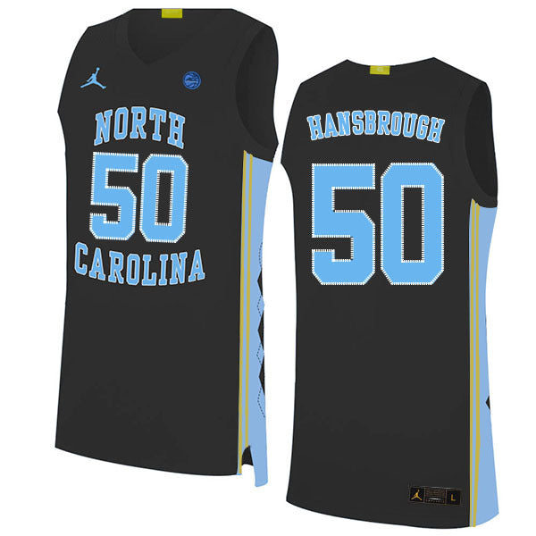 Tyler Hansbrough 50 Black College Football Jersey football jersey product view 1
