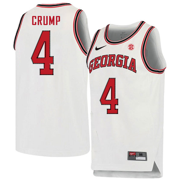 Tyree Crump 4 Crew Neck White College Football Jersey football jersey product view 1