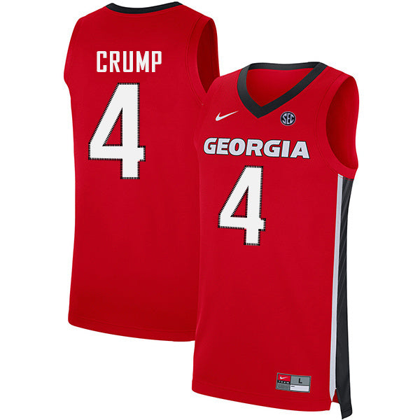 Tyree Crump 4 V Collar Red College Football Jersey football jersey product view 1